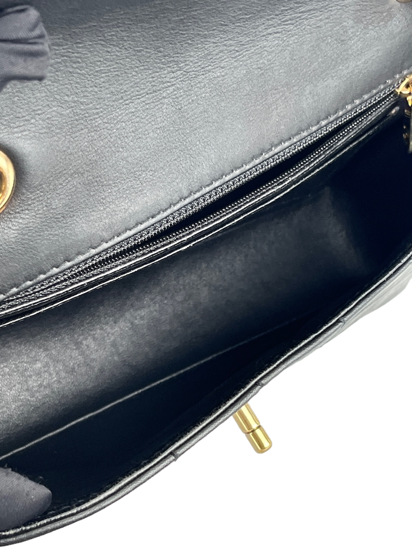 CHANEL - Chocolate bar chain shoulder crossbody handbag