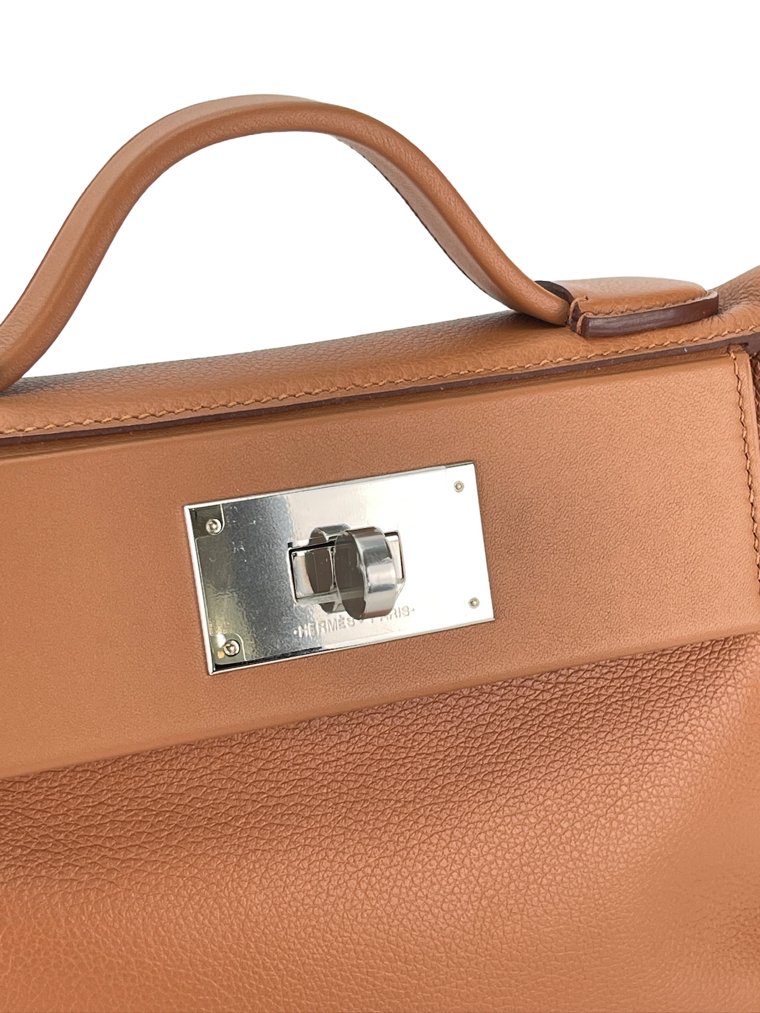 HERMES - 24/24 Gold Swift Evercolor 21Bag