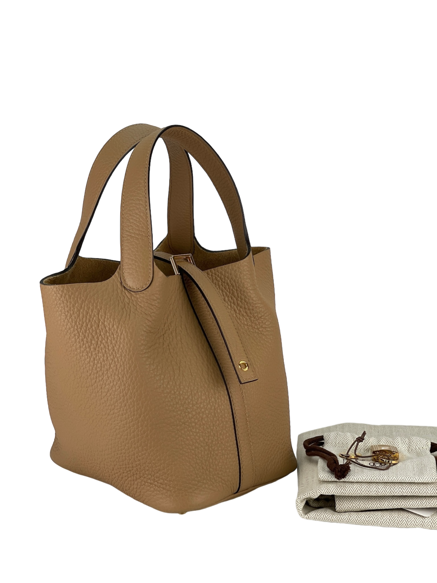 HERMES - TC Picotin 18 Bag OM Chai