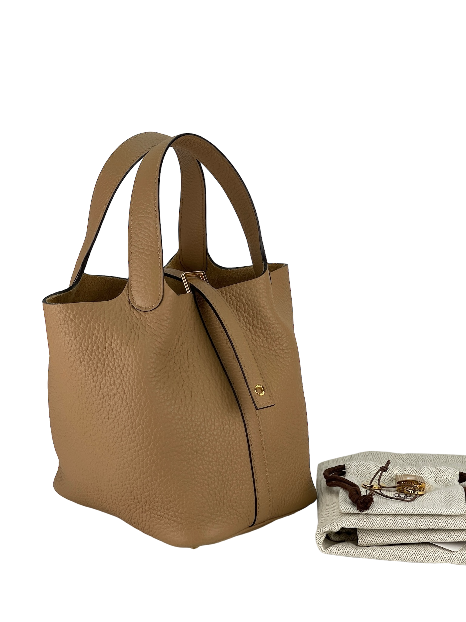 HERMES - TC Picotin 18 Bag OM Chai