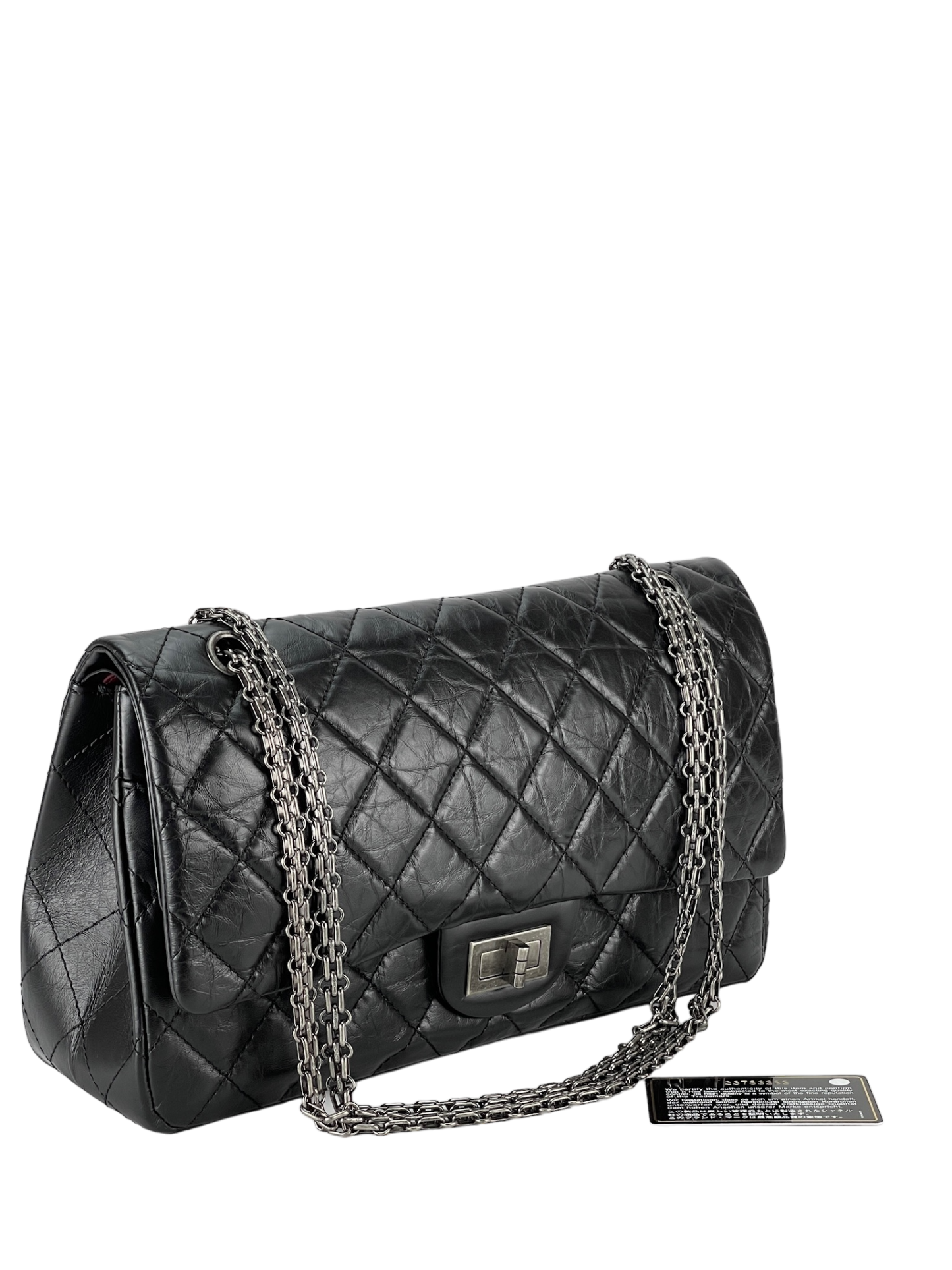 CHANEL - Black Carfskin 2.55 Flap Bag