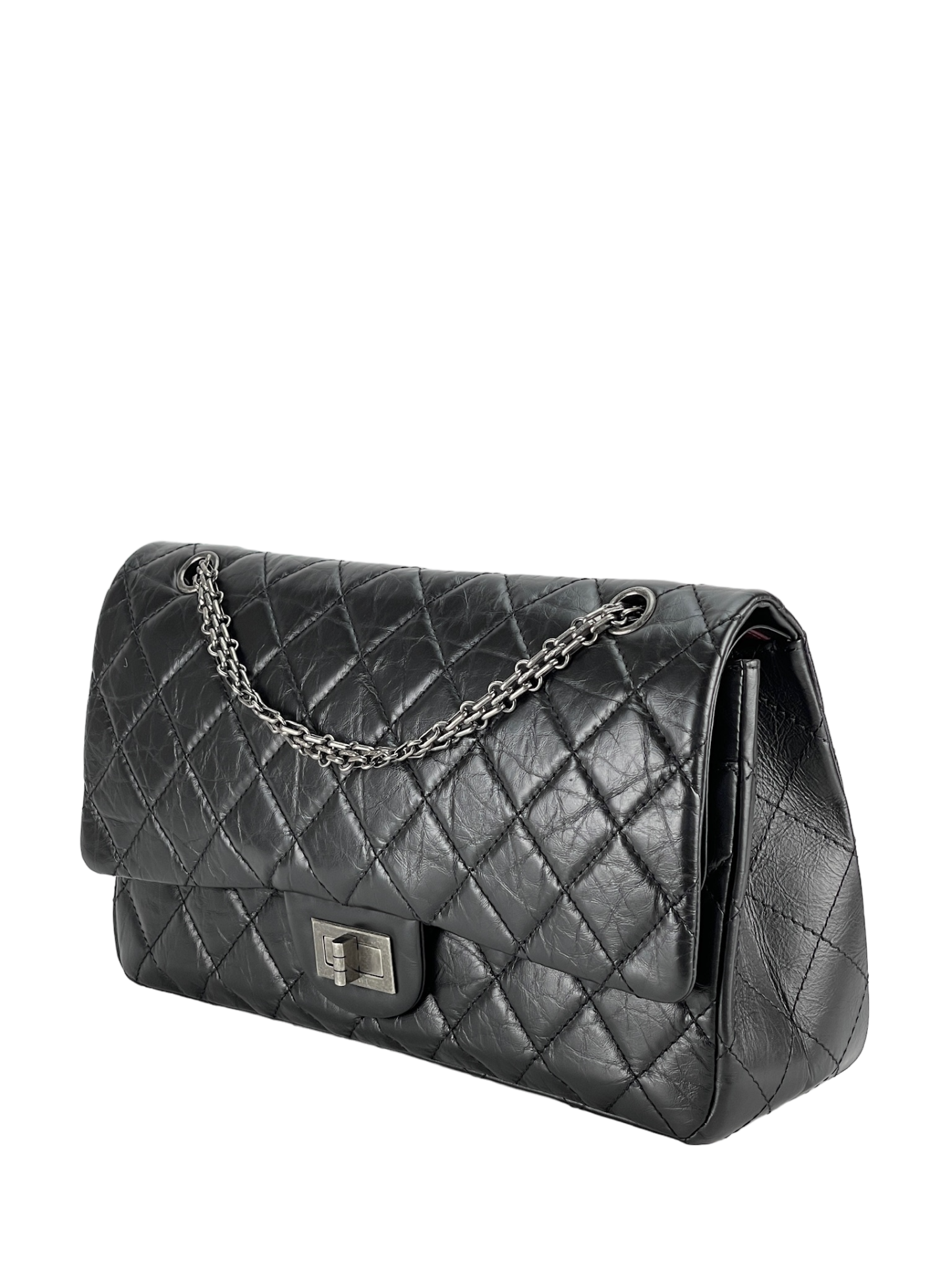 CHANEL - Black Carfskin 2.55 Flap Bag