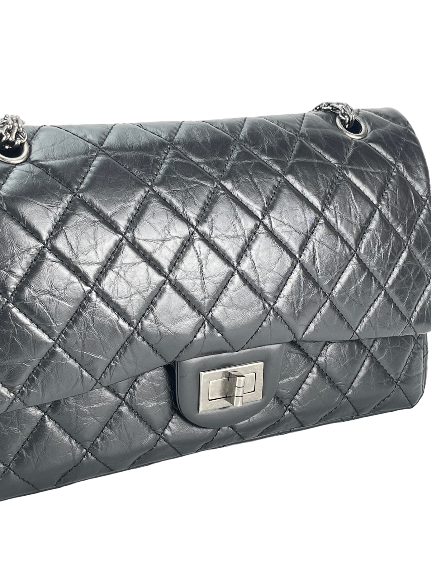 CHANEL - Black Carfskin 2.55 Flap Bag