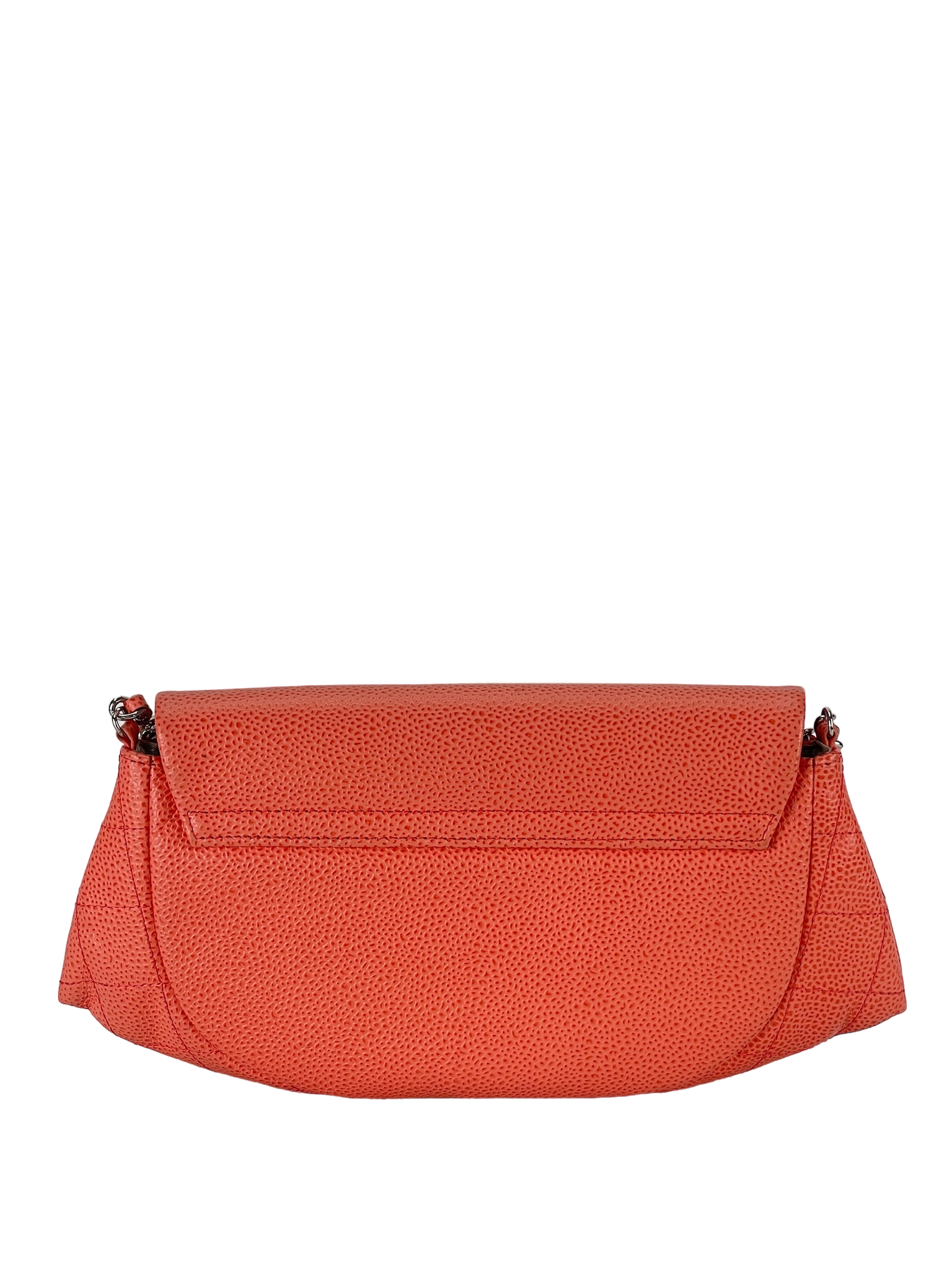 CHANEL - Red Mini Caviar Half Moon bag