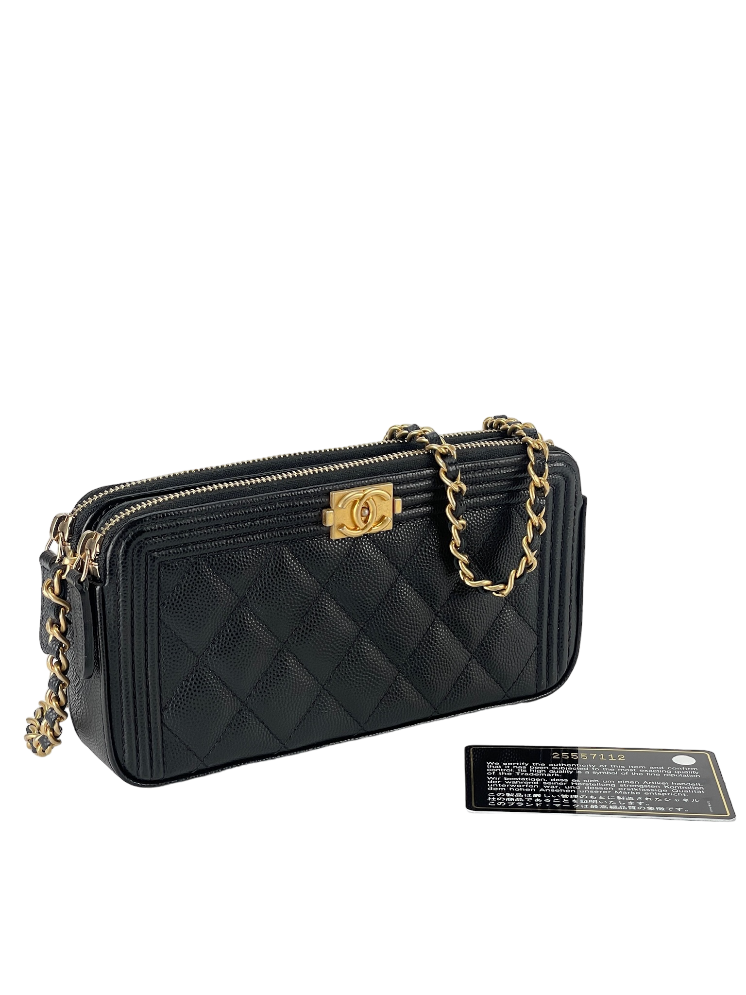 CHANEL - Cavair Chain Leboy Woc