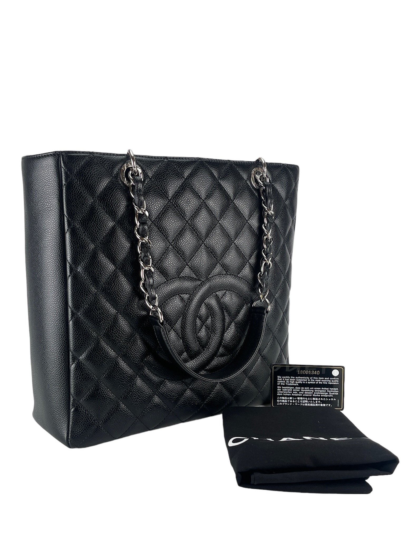 CHANEL - Black Caviar PST Shoulder Bag