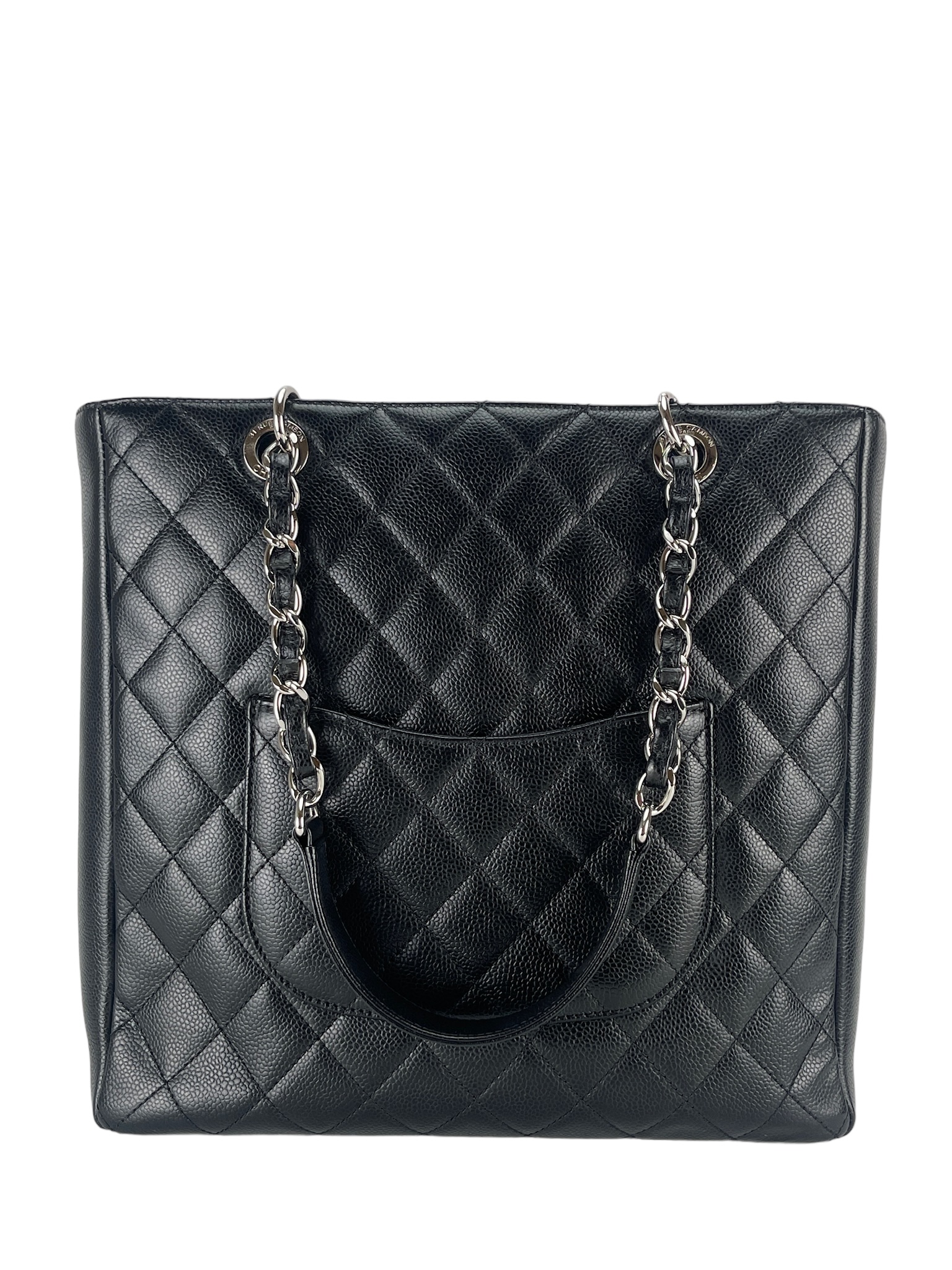 CHANEL -  Black Caviar PST Shoulder Bag