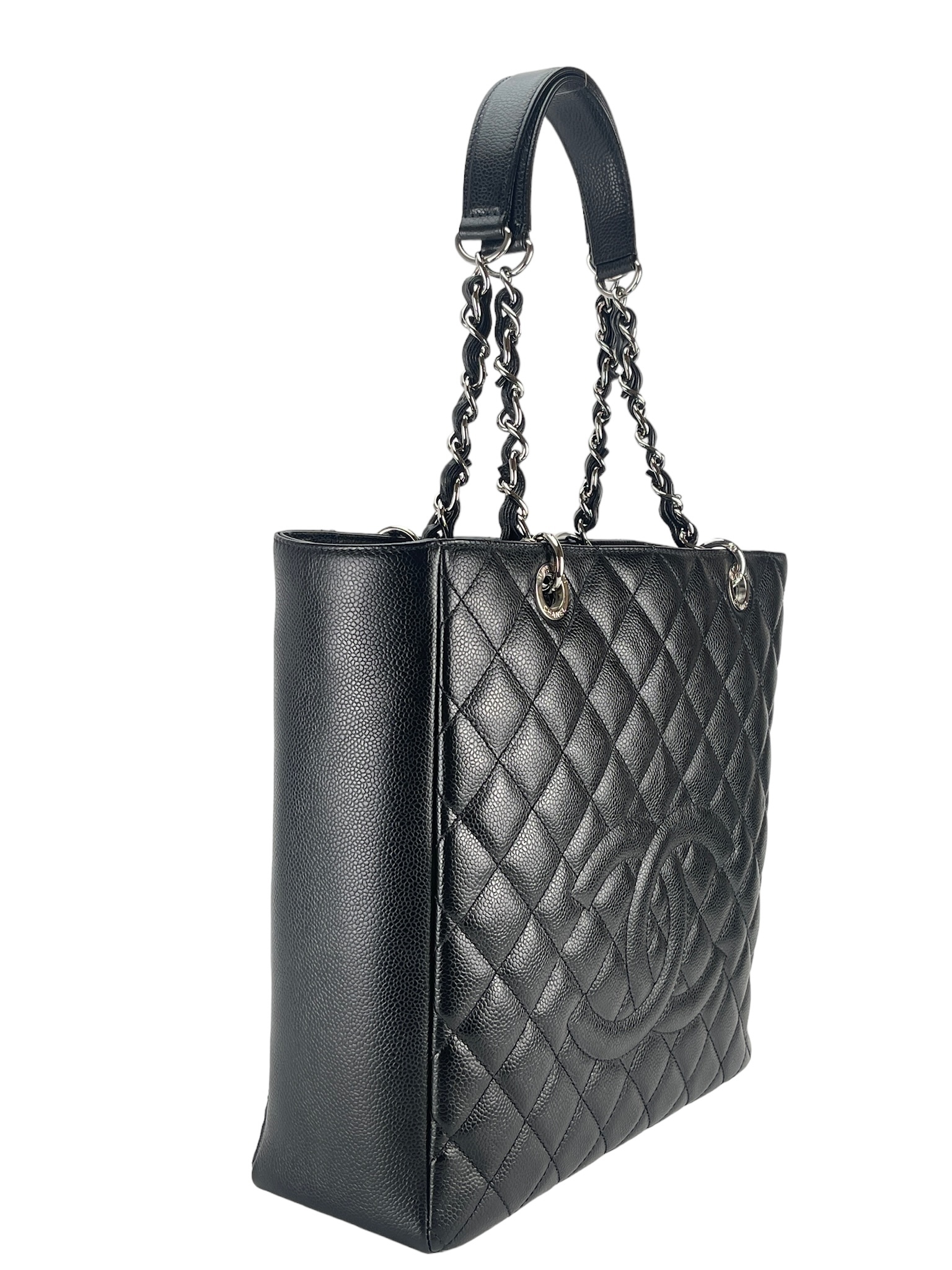 CHANEL - Black Caviar PST Shoulder Bag