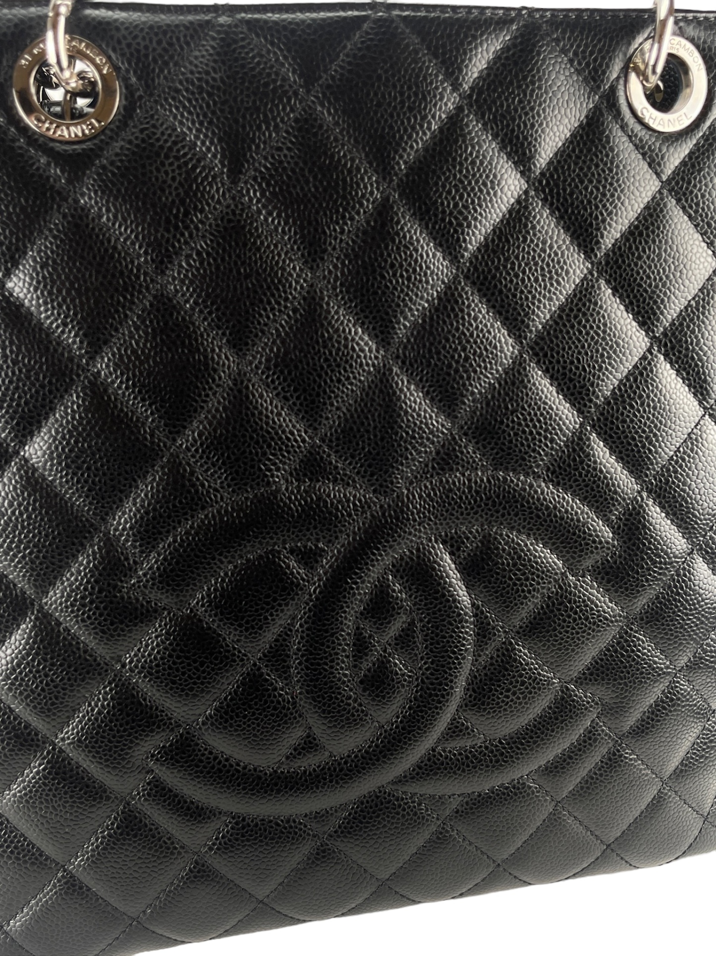 CHANEL - Black Caviar PST Shoulder Bag