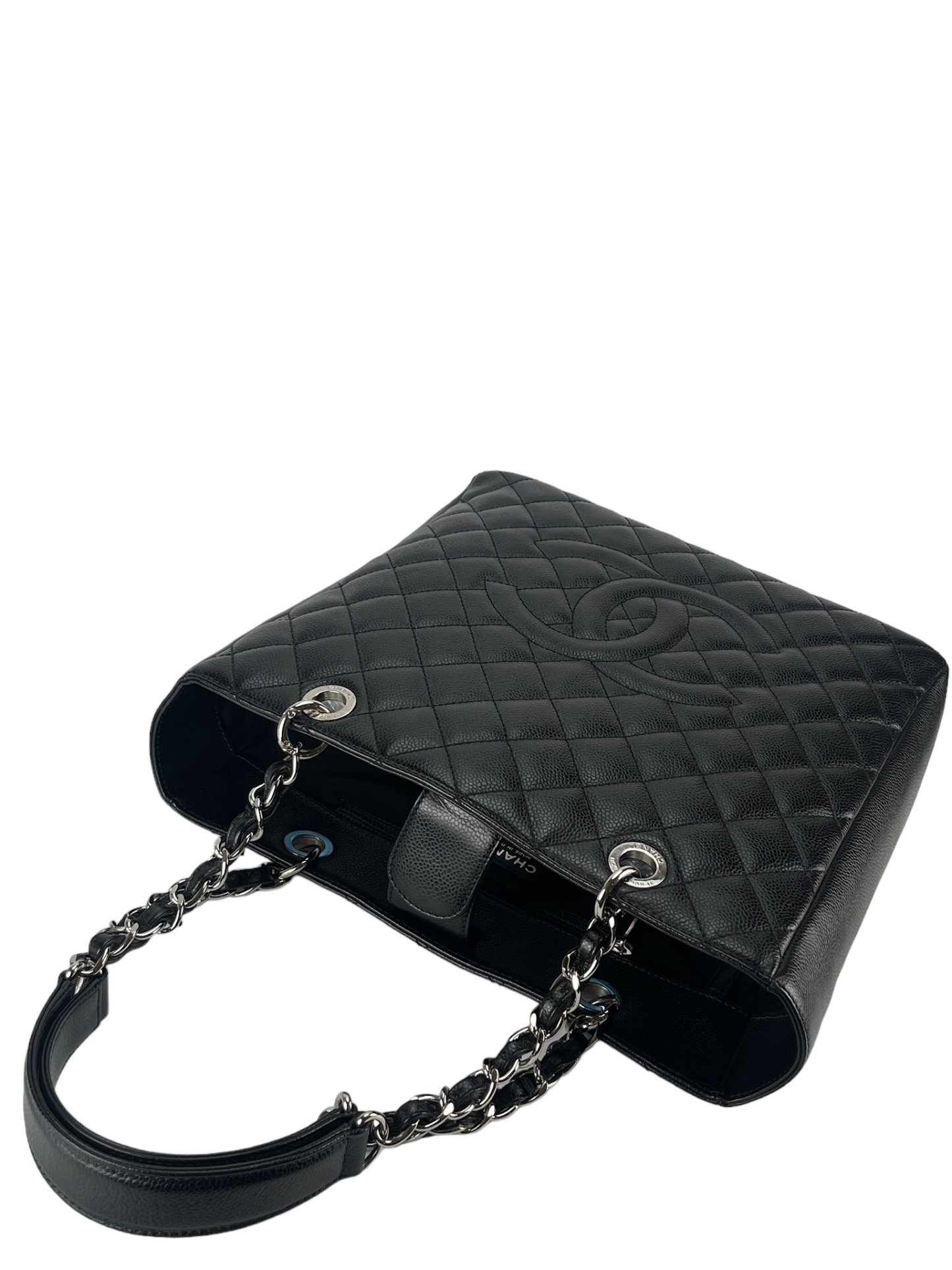CHANEL - Black Caviar PST Shoulder Bag
