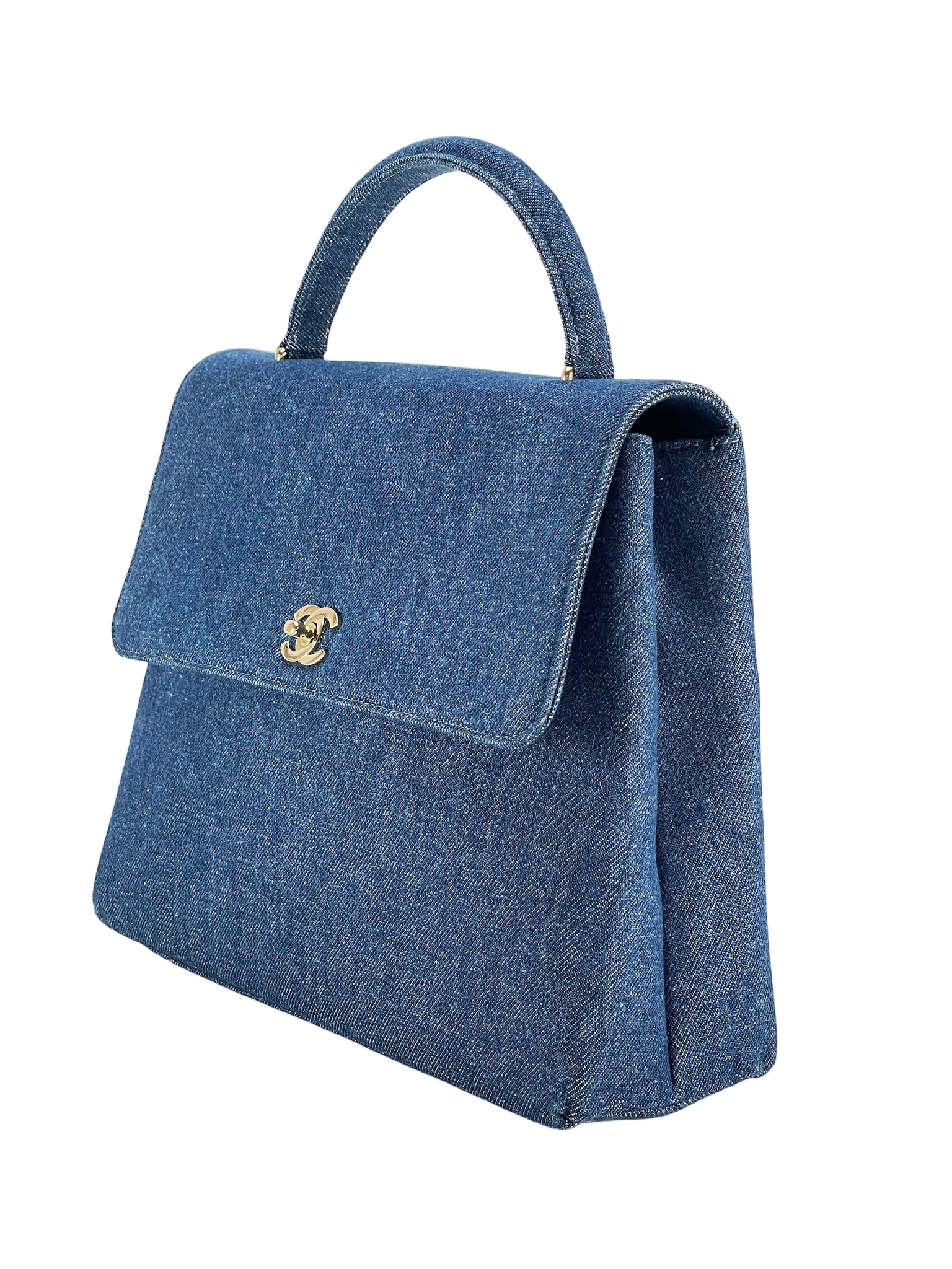 CHANEL - Denim Handle Kelly 30 Bag