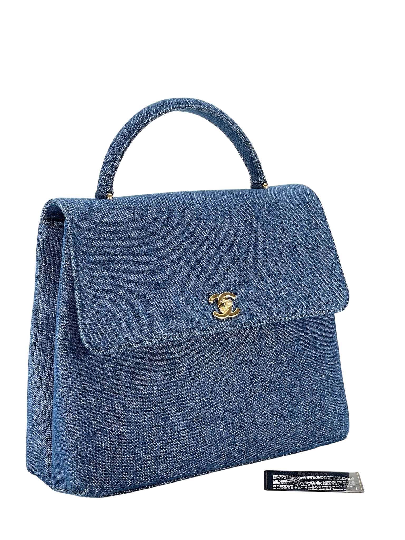 CHANEL - Denim Handle Kelly 30 Bag