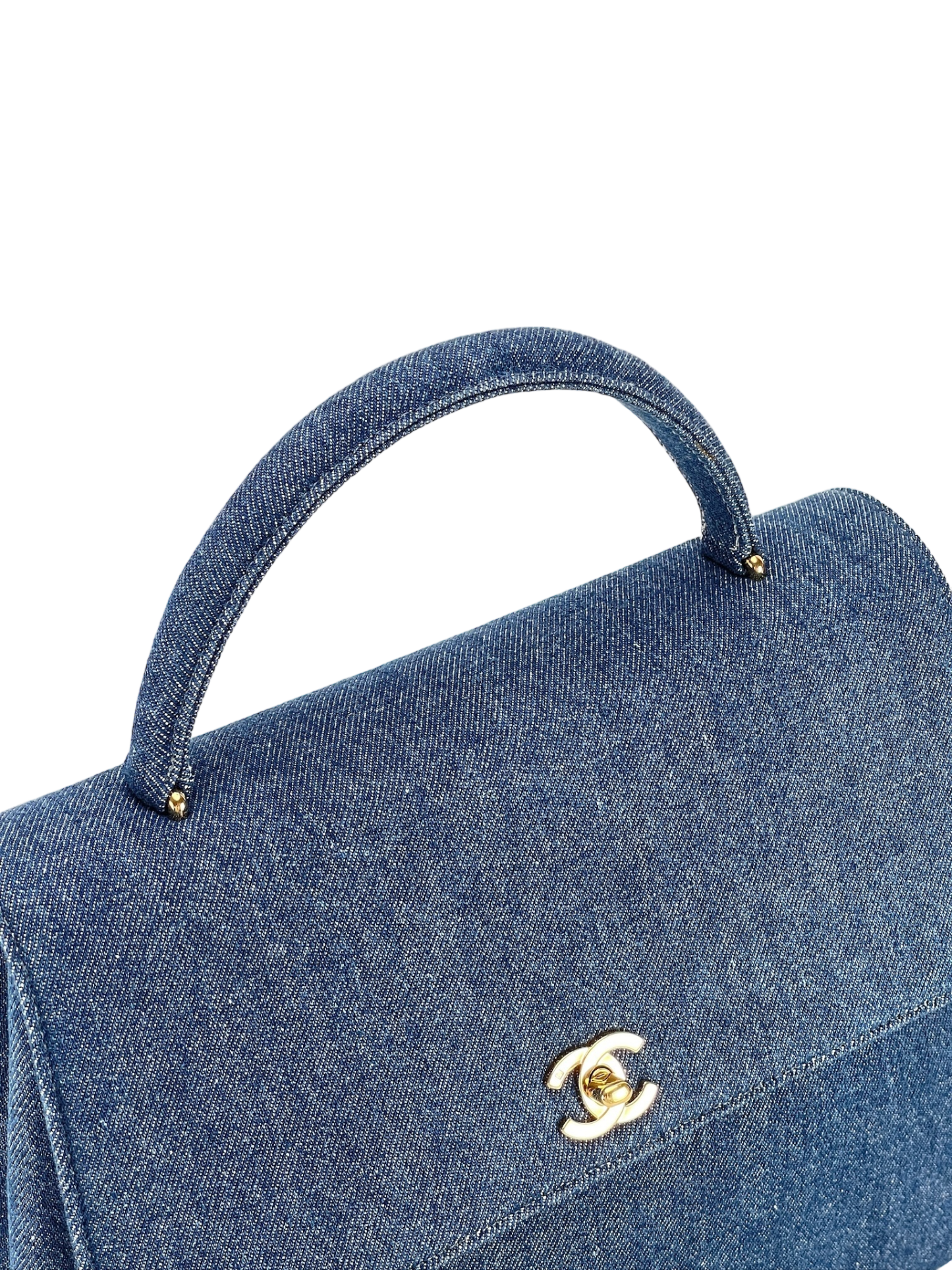 CHANEL - Denim Handle Kelly 30 Bag