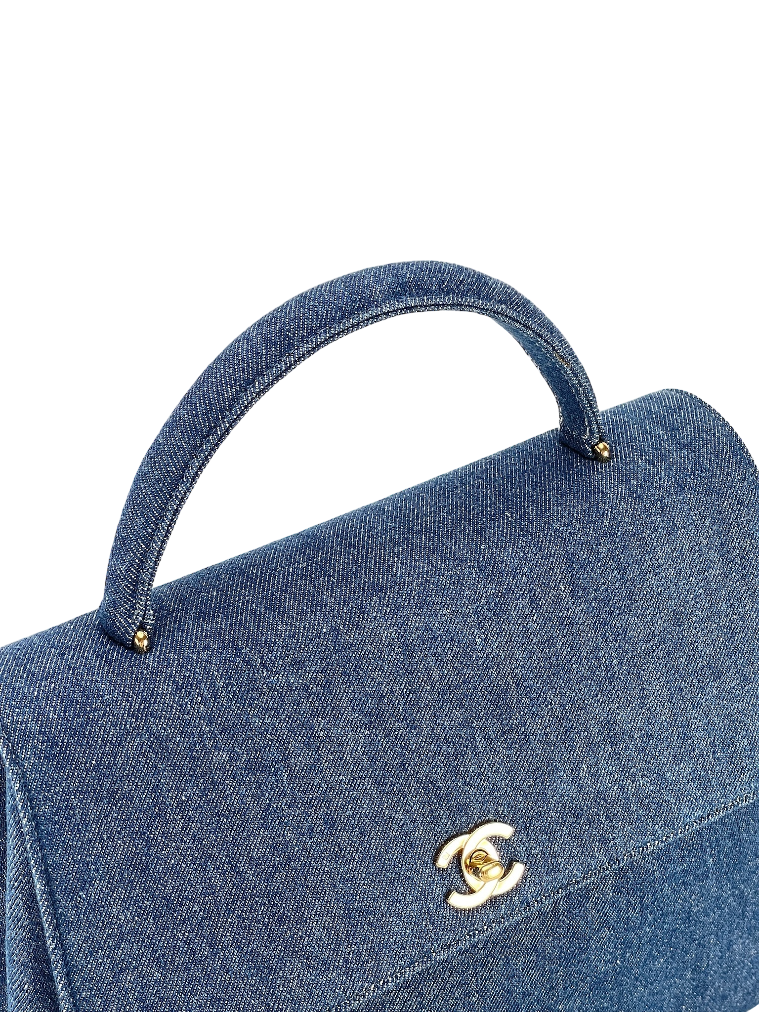 CHANEL - Denim Handle Kelly 30 Bag