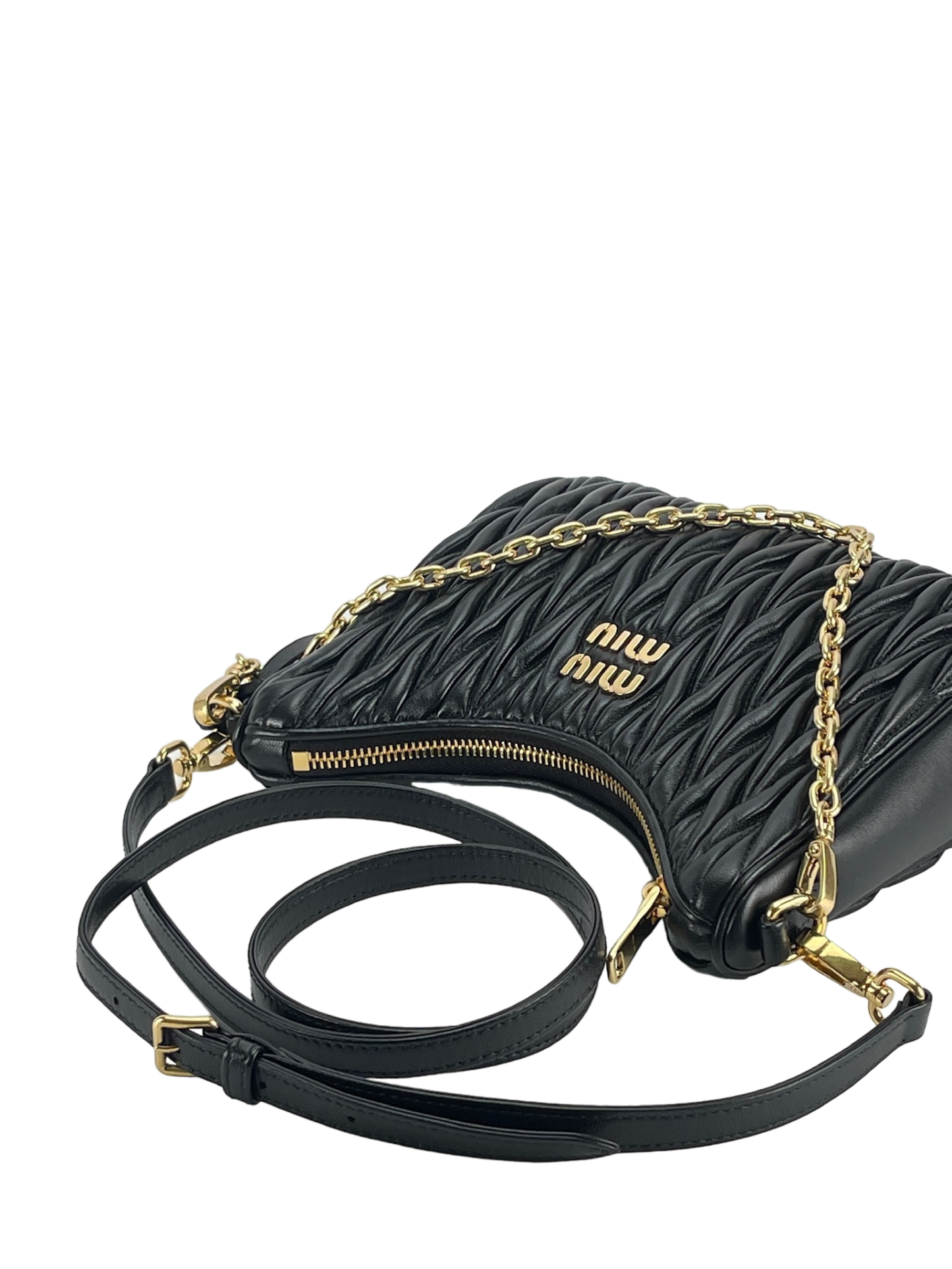 MIUMIU - Matelasse Zipped Shoulder Bag