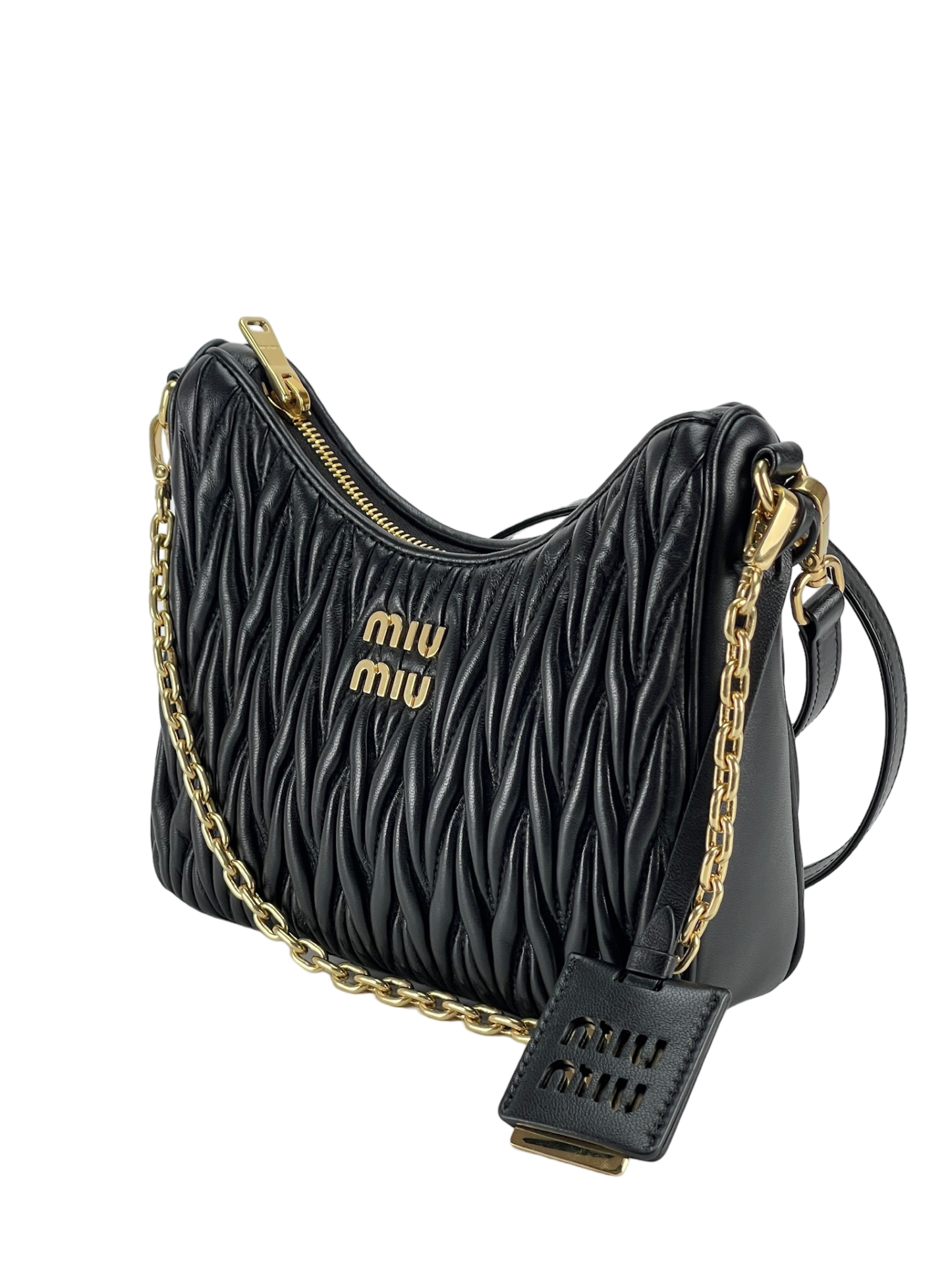 MIUMIU - Matelasse Zipped Shoulder Bag