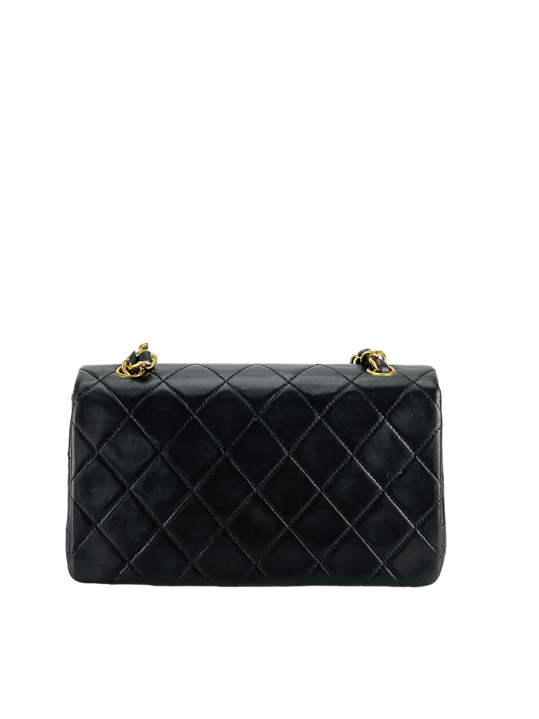 CHANEL - Lambskin Turnlock Full Flap Bag