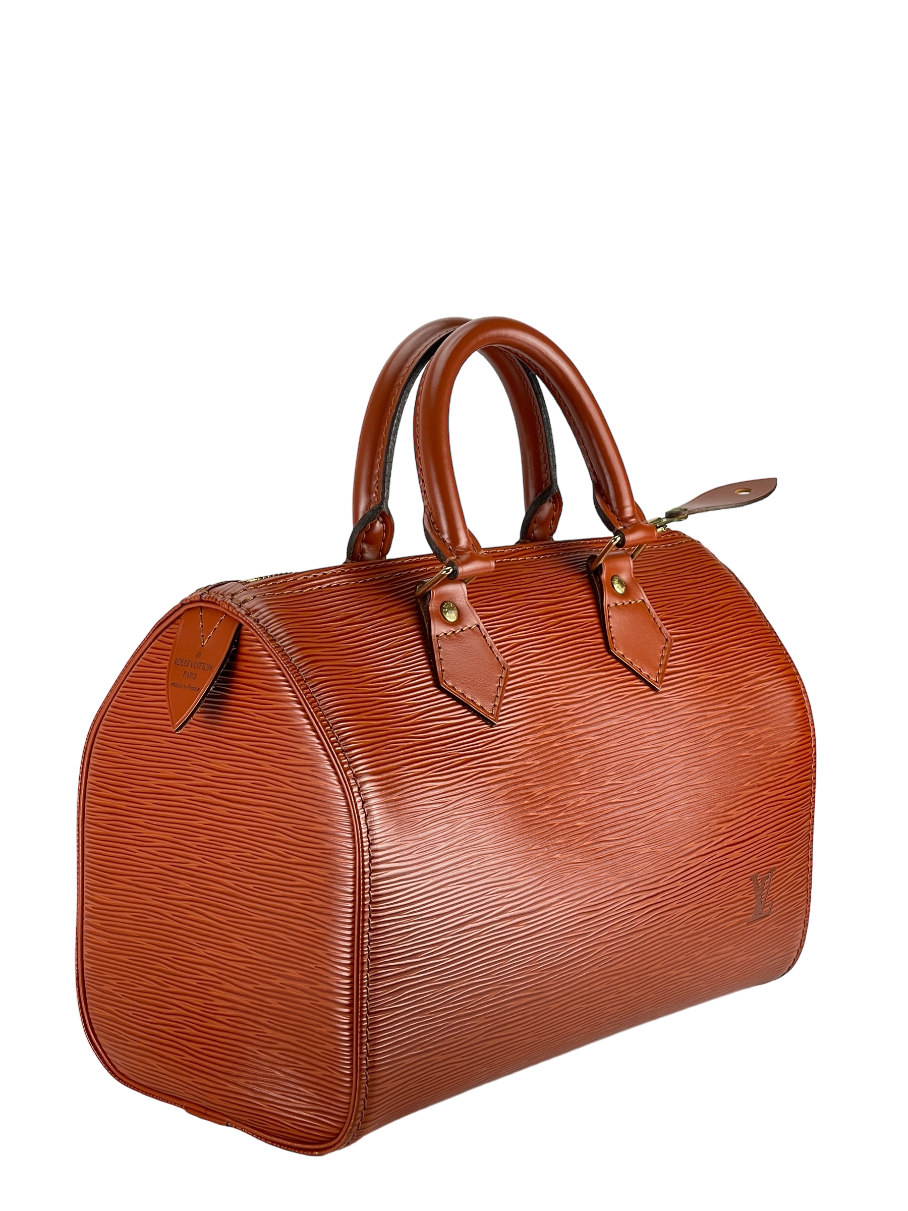 LOUIS VUITTON - Brown Epi Speedy 25 bag