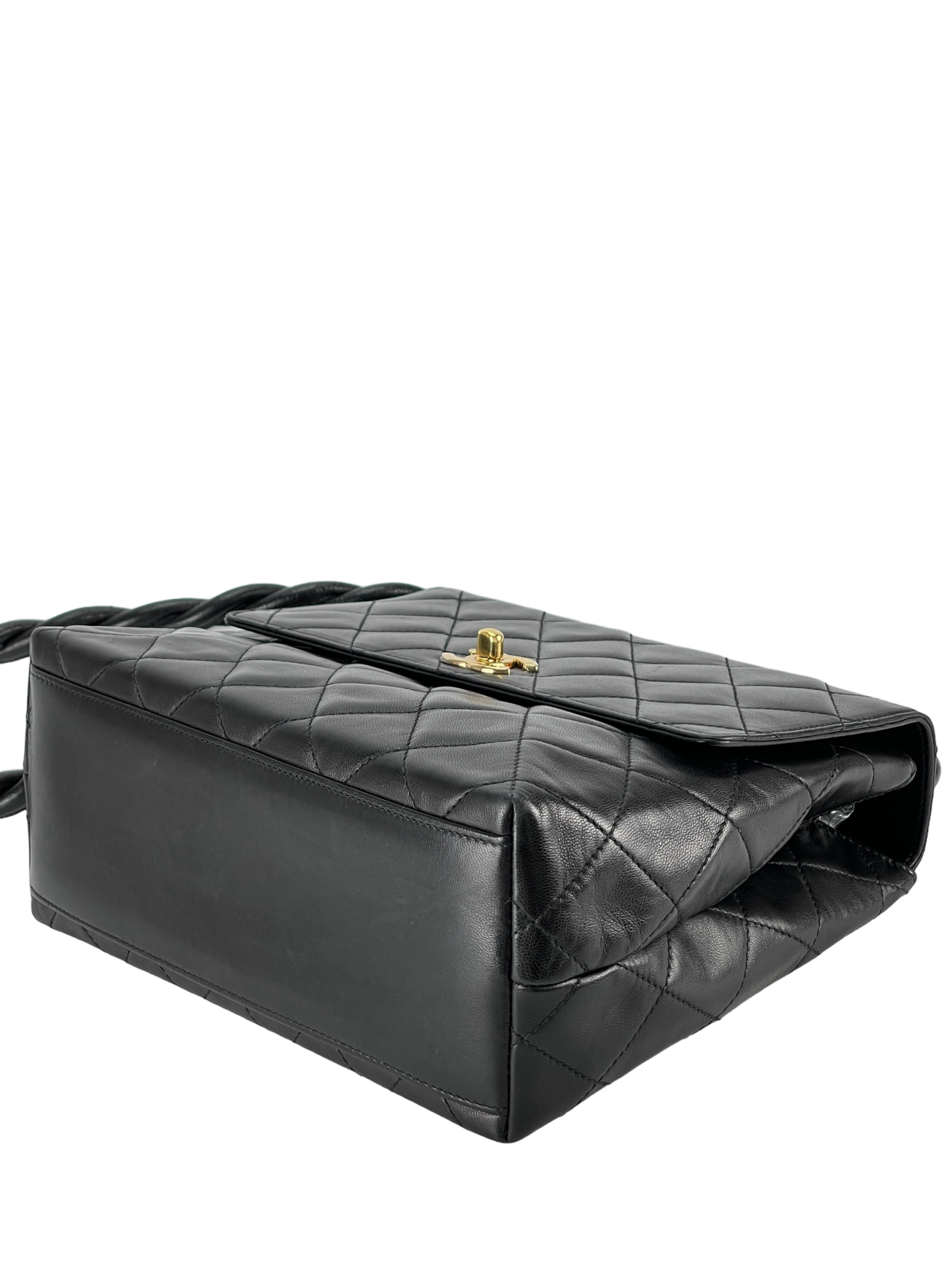 CHANEL - Lambskin Turnlock Crossbody Bag