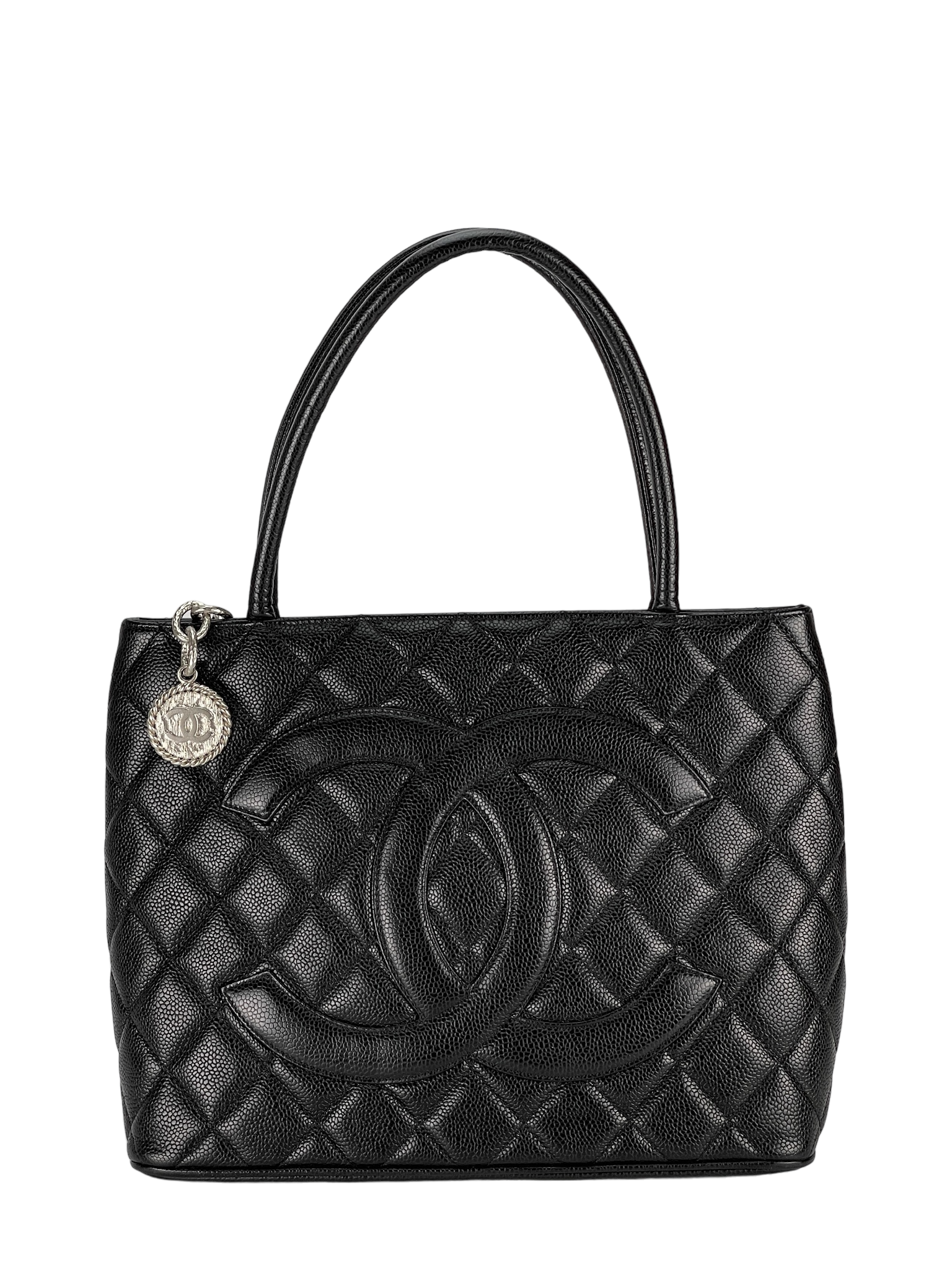 CHANEL - Black Caviar Petite  PST Tote Bag