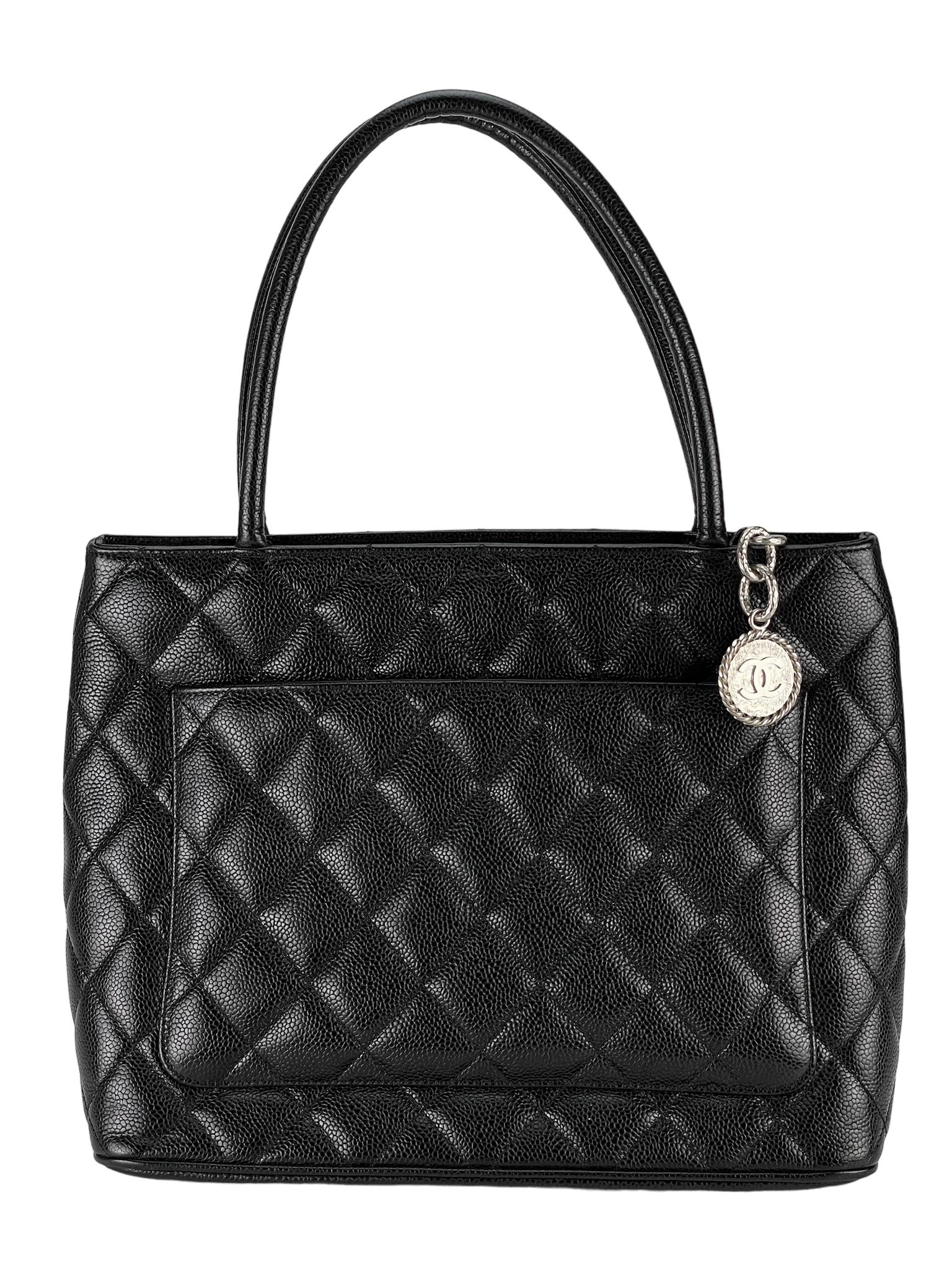 CHANEL - Black Caviar Petite PST Tote Bag
