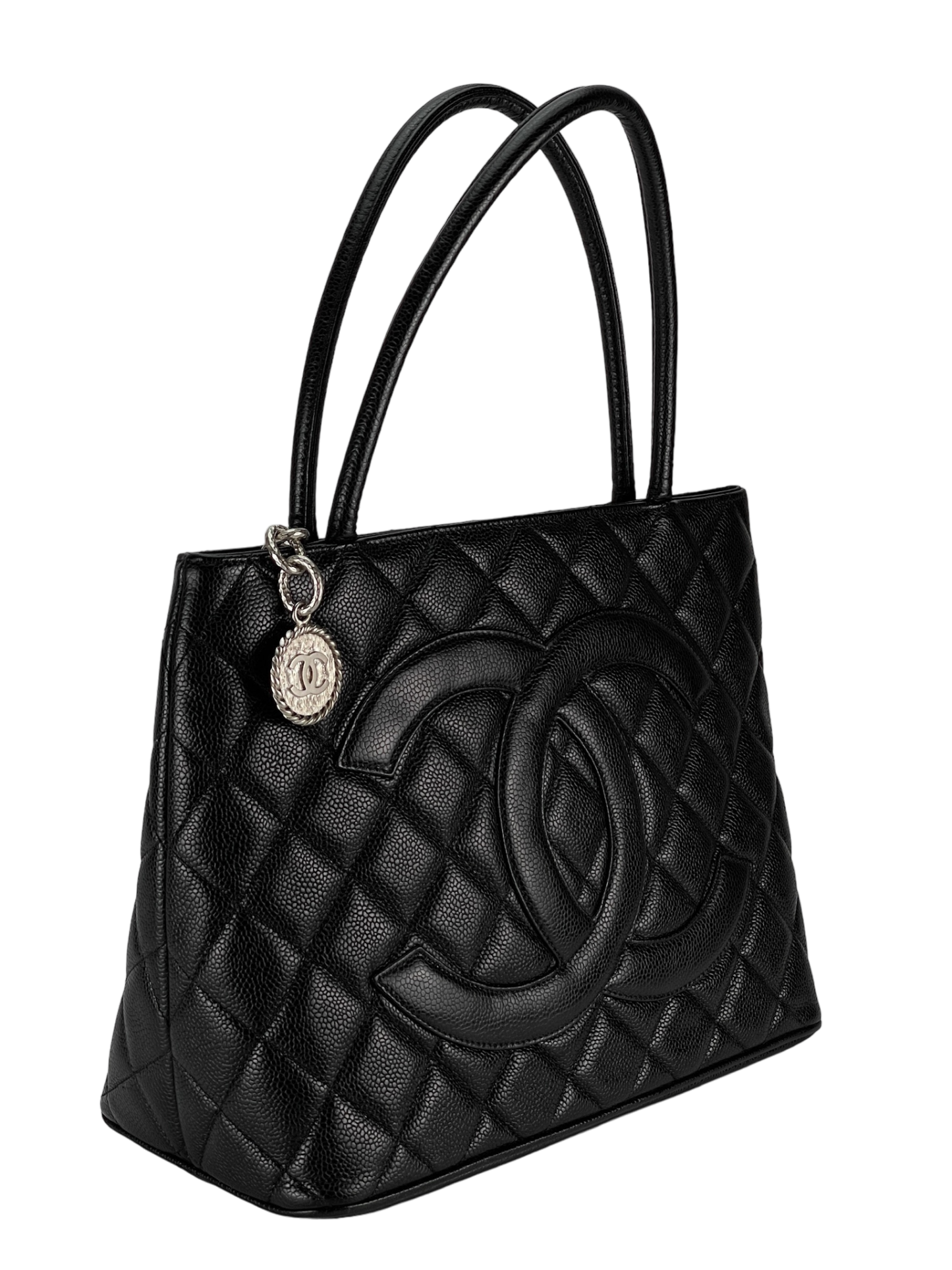 CHANEL - Black Caviar Petite PST Tote Bag