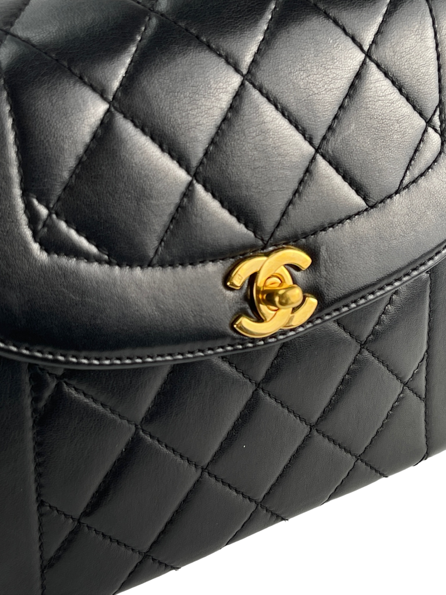 CHANEL - Diana Lambskin Shoulder Bag
