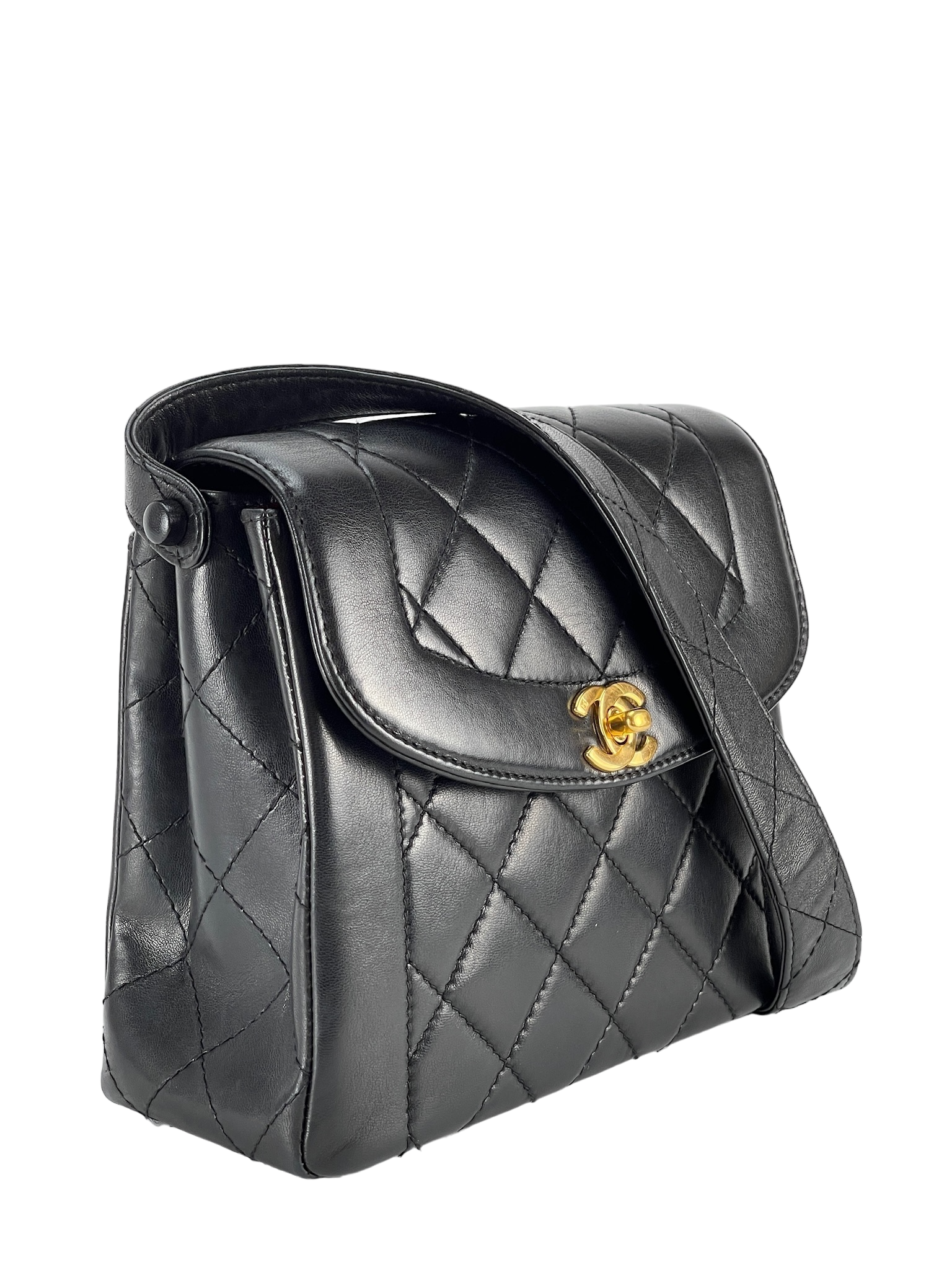 CHANEL - Diana Lambskin Shoulder Bag