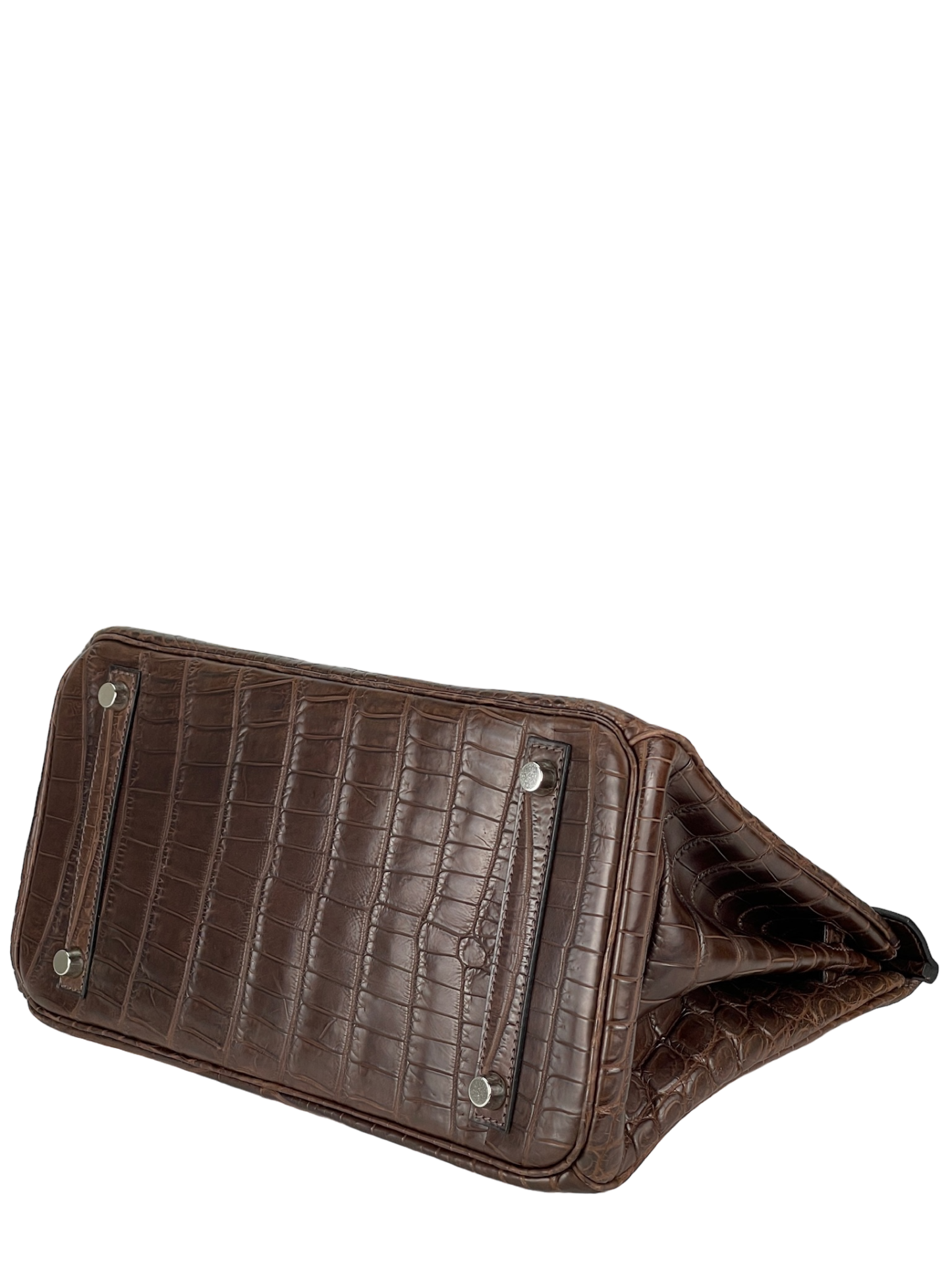 HERMES - Chocolate Crocodie Birkin30 Bag
