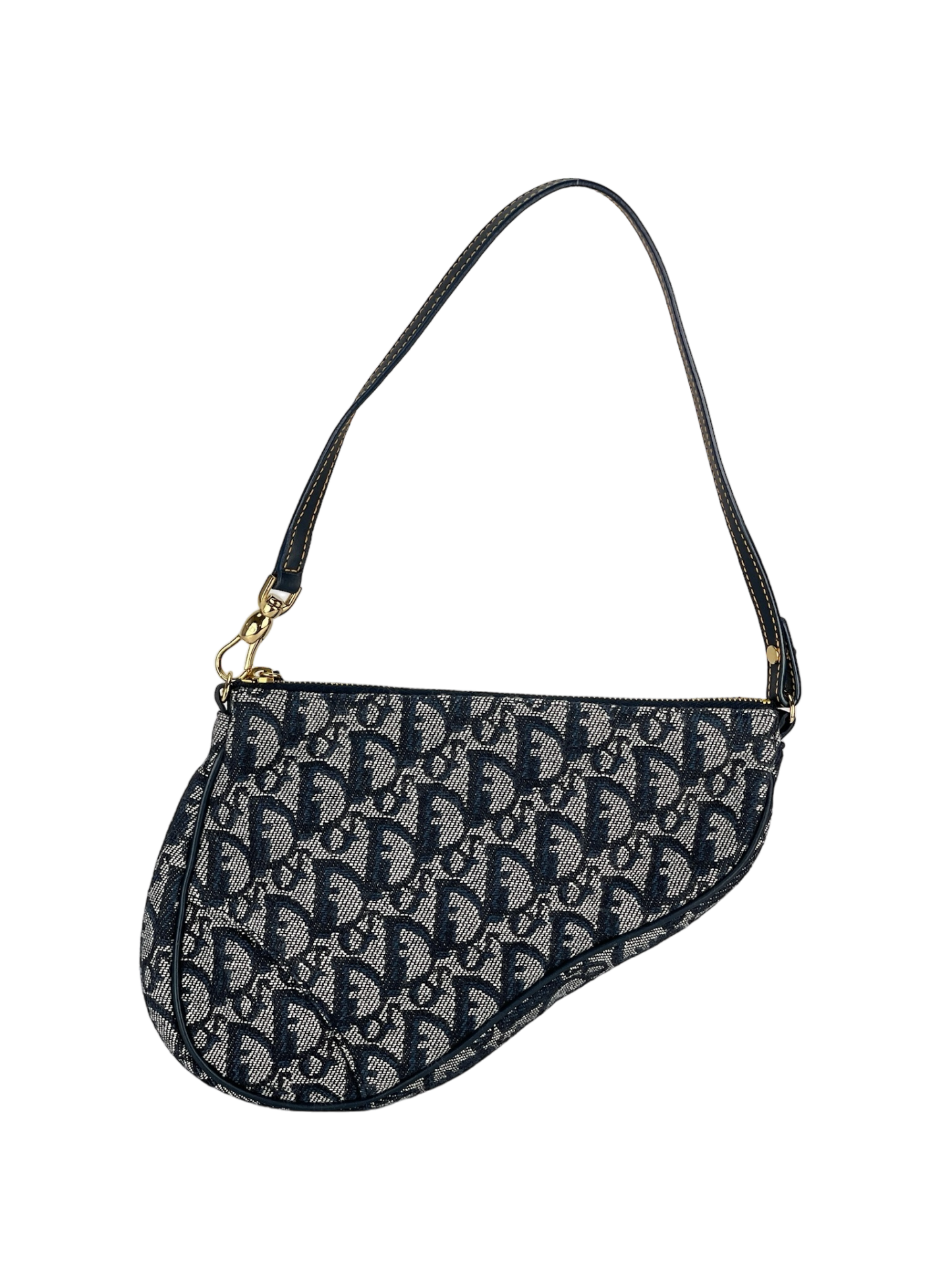 DIOR - Blue Saddle Hand Bag