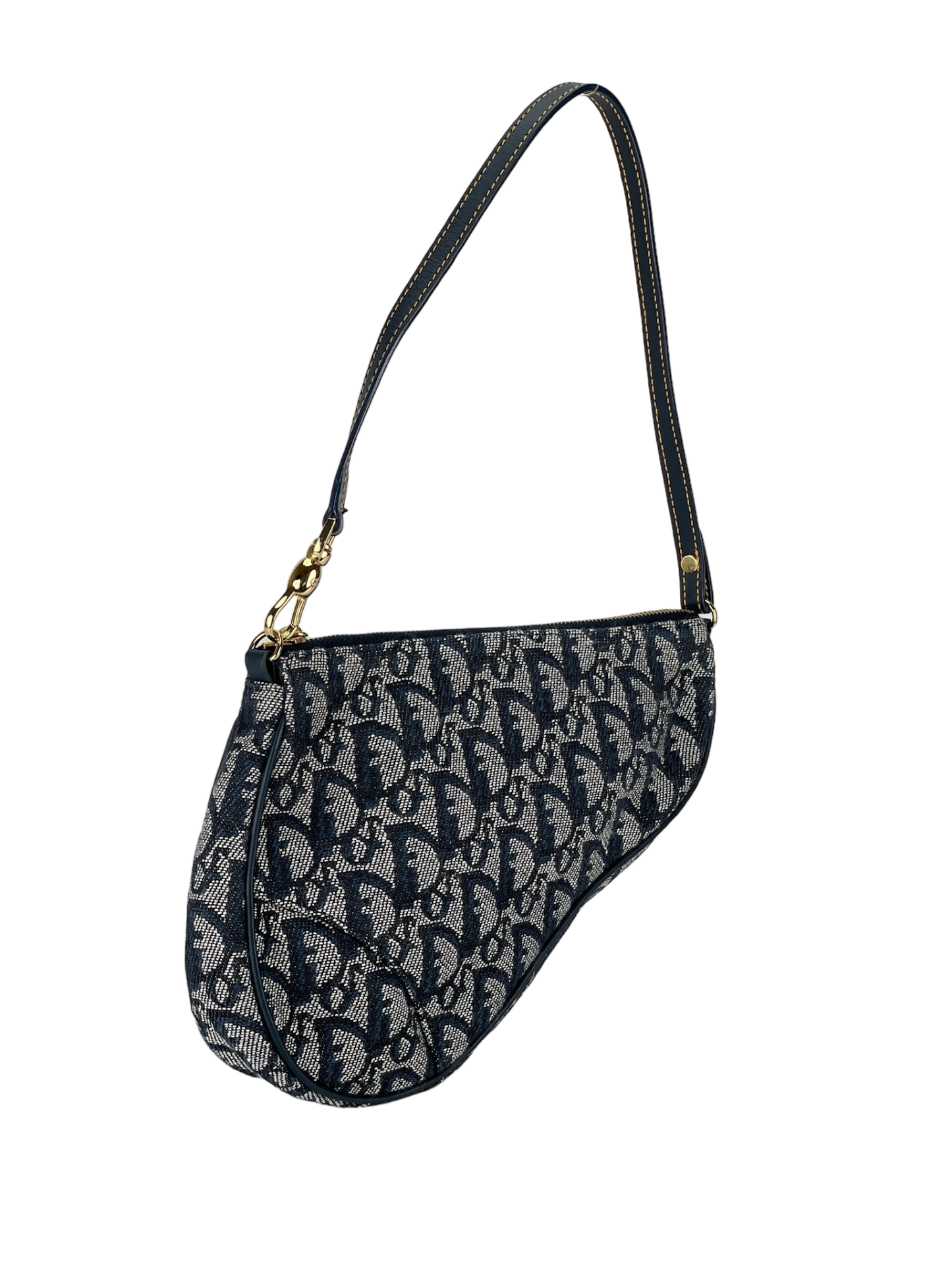 DIOR - Blue Saddle Hand Bag
