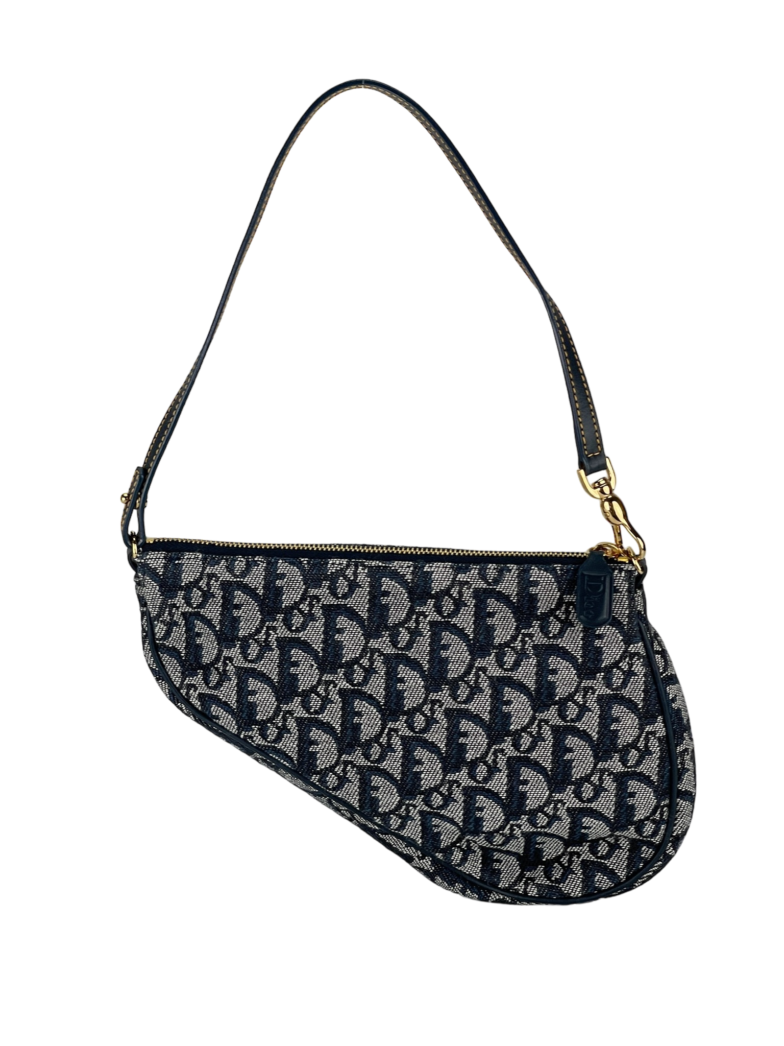 DIOR - Blue Saddle Hand Bag