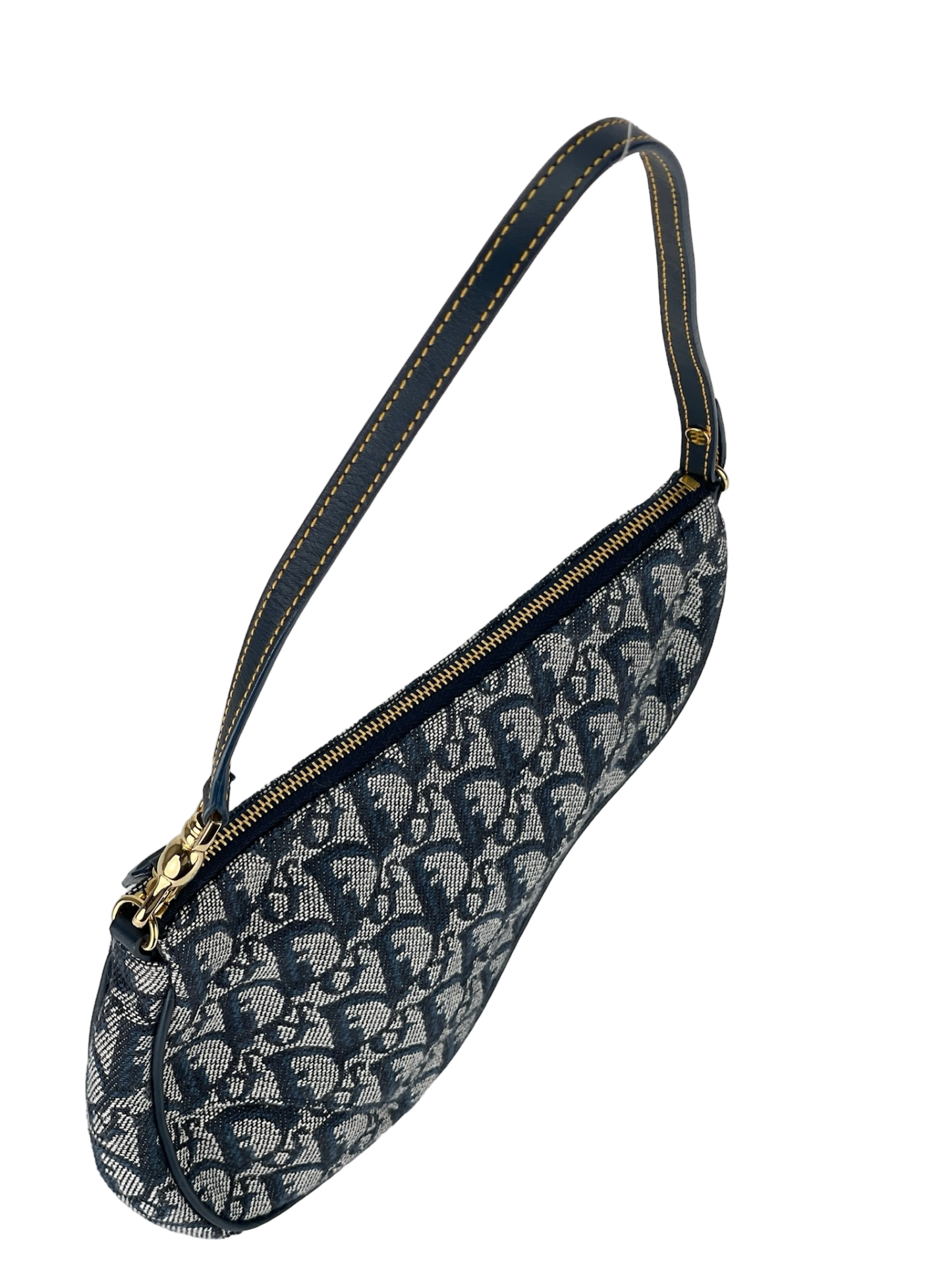 DIOR - Blue Saddle Hand Bag