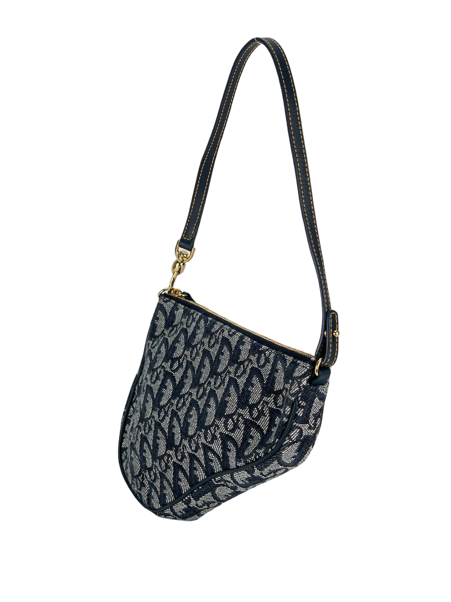DIOR - Blue Saddle Hand Bag