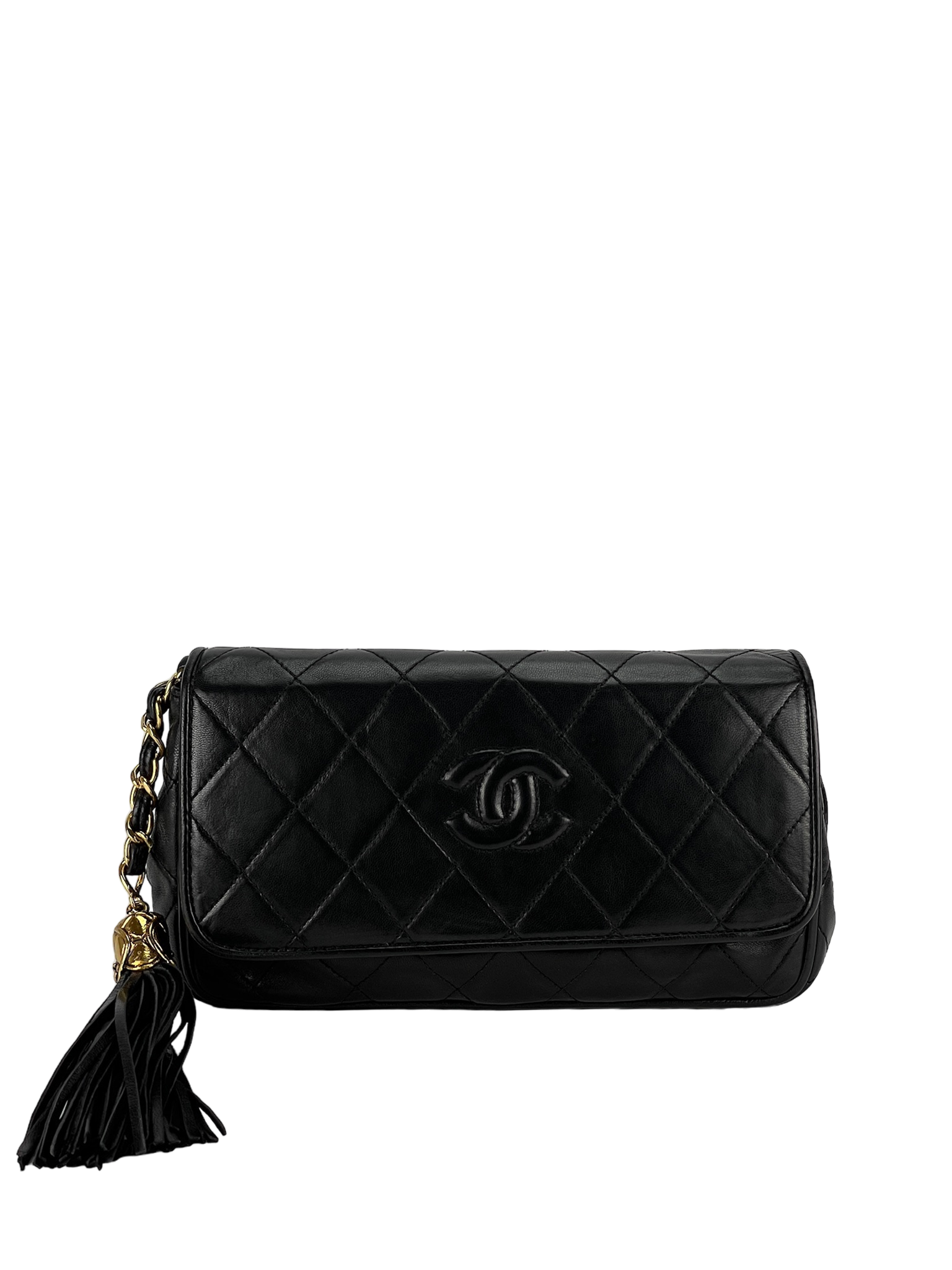 CHANEL - Clutch Lambskin Handbag