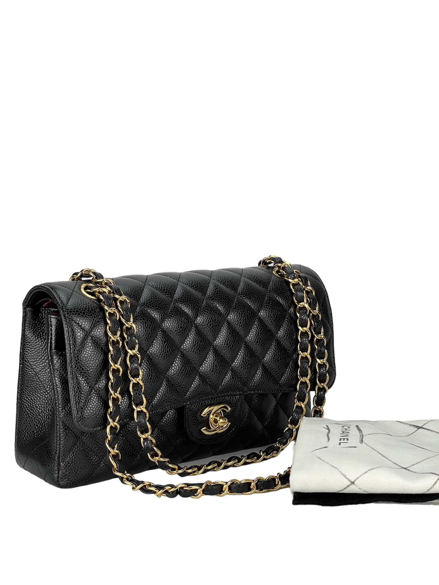 CHANEL - Quilted Cavair CF25 Shoulder Bag