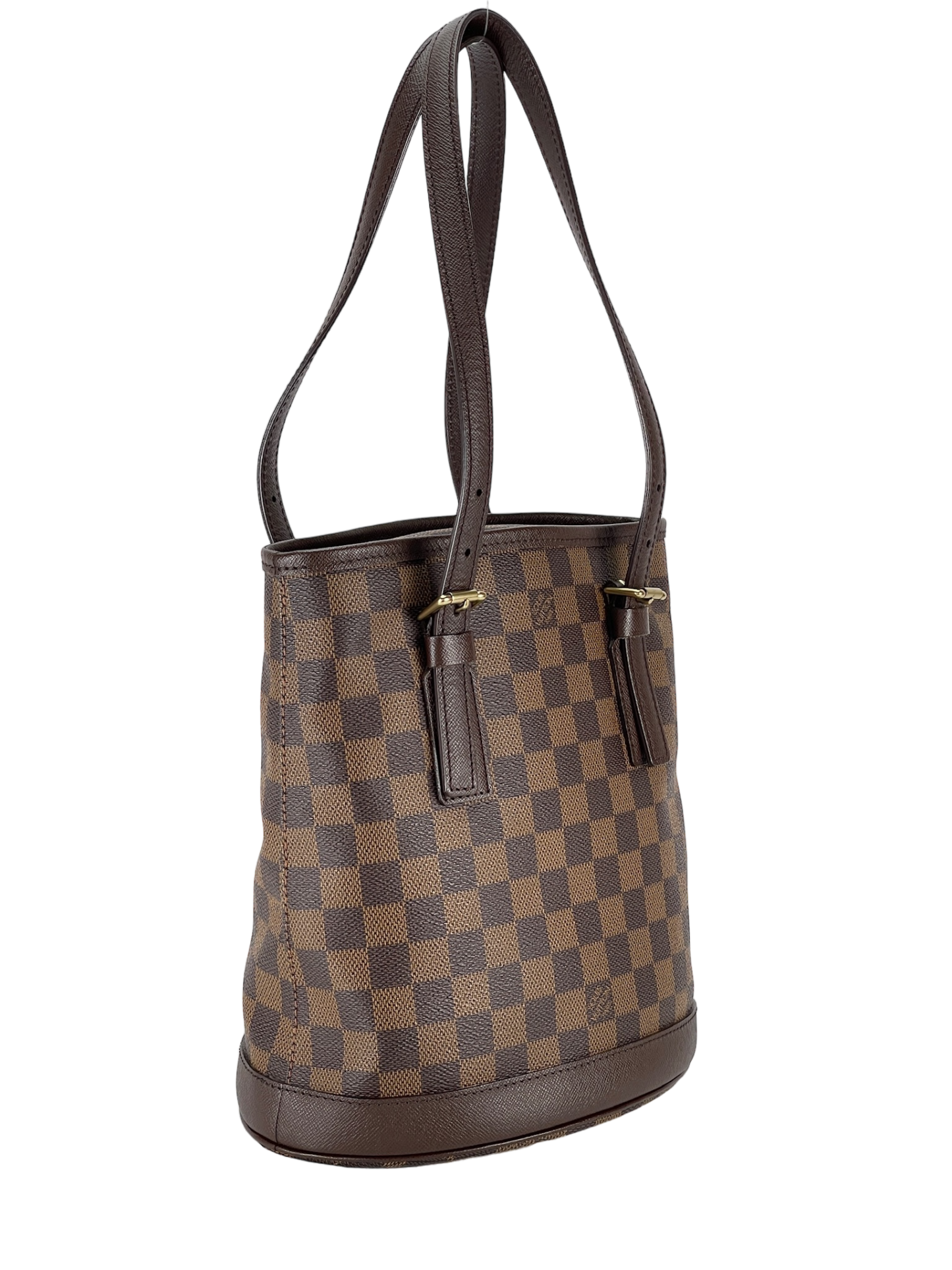 LOUIS VUITTON - Damier Petit Bucket PM Tote Bag