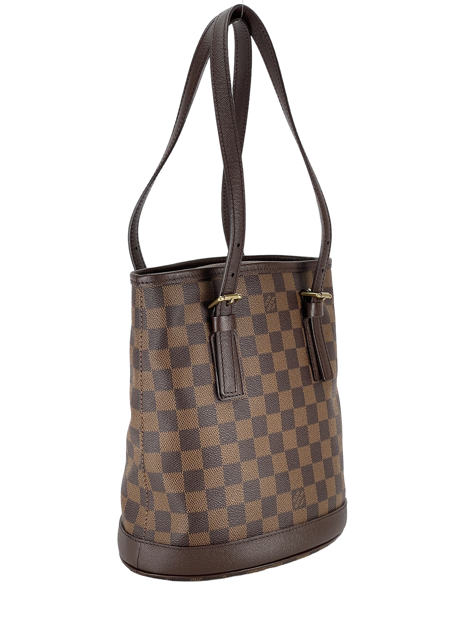 LOUIS VUITTON - Damier Petit Bucket PM Tote Bag