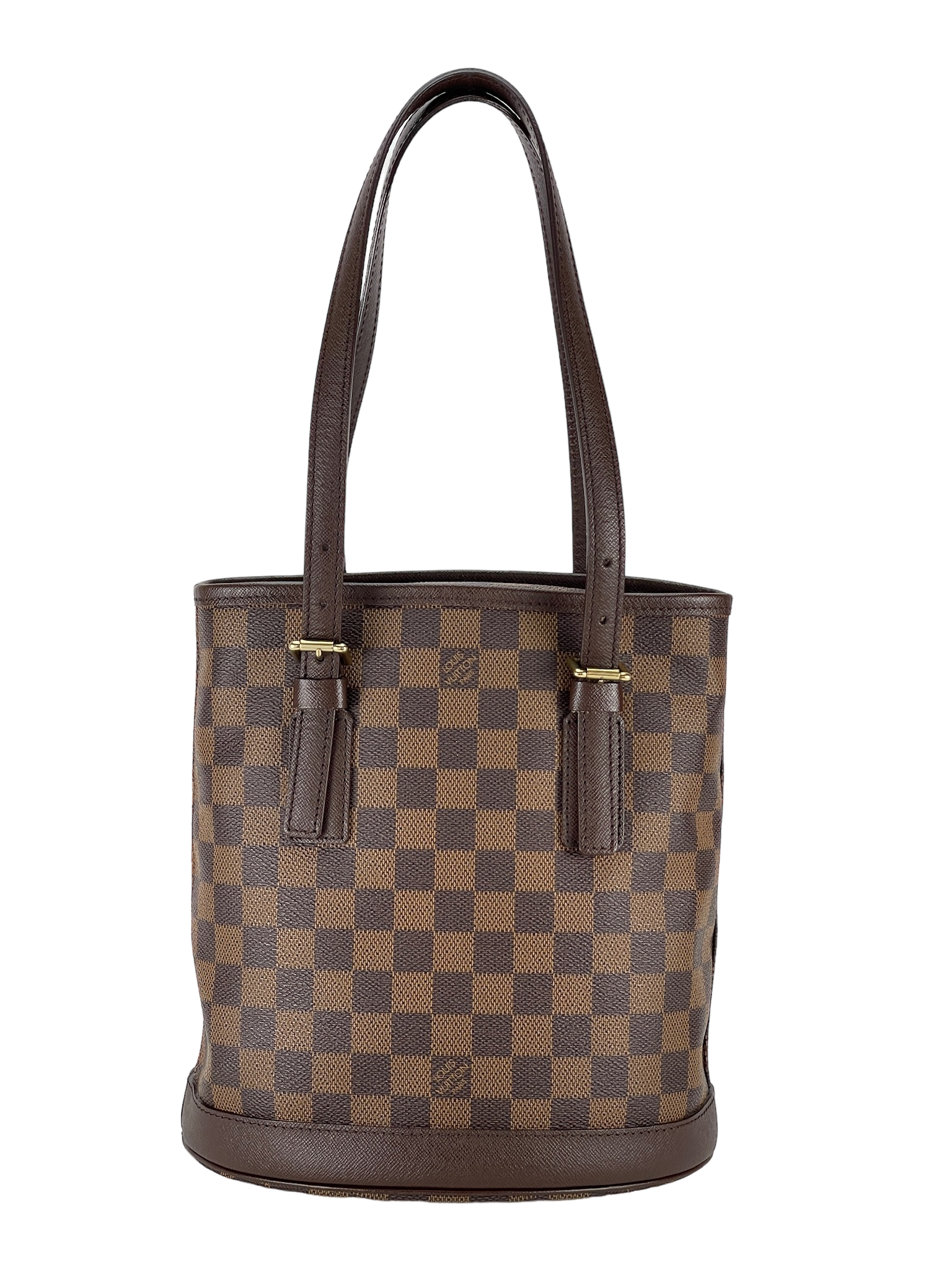 LOUIS VUITTON - Damier Petit Bucket PM Tote Bag