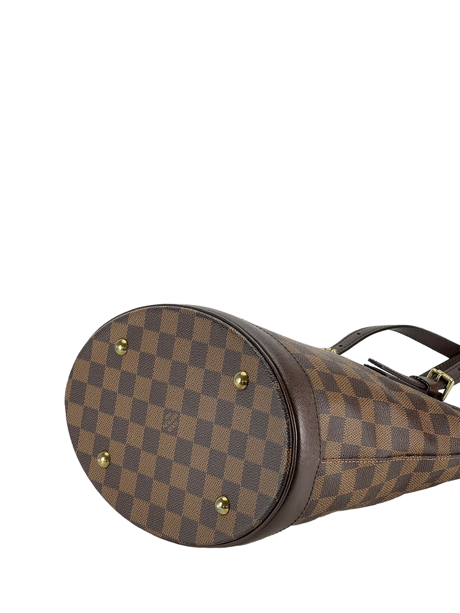 LOUIS VUITTON - Damier Petit Bucket PM Tote Bag