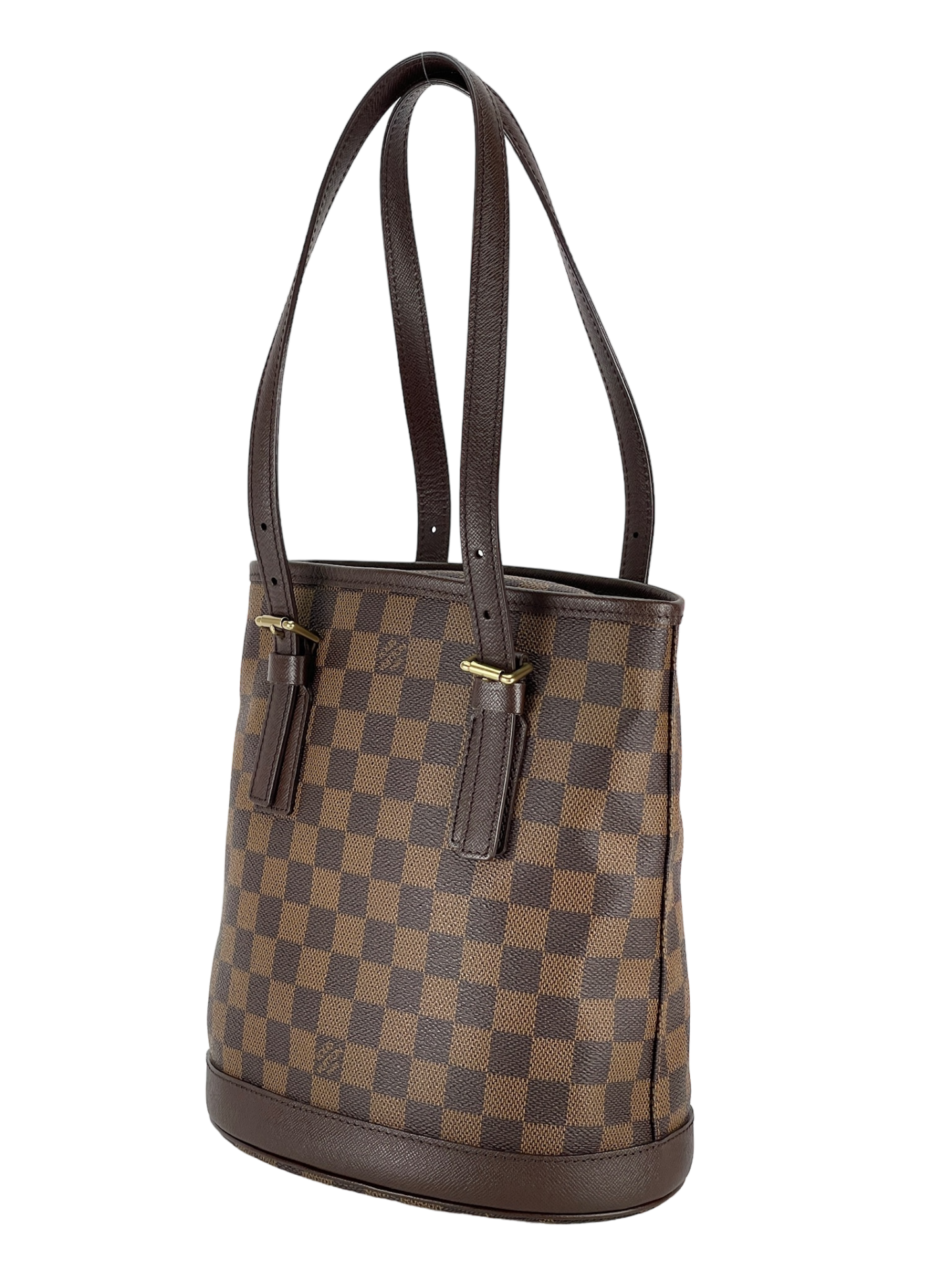 LOUIS VUITTON - Damier Petit Bucket PM Tote Bag