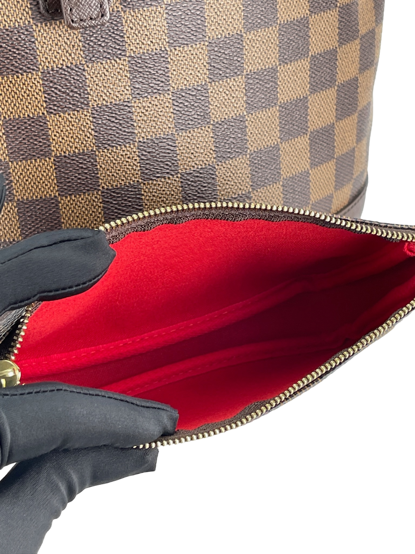 LOUIS VUITTON - Damier Petit Bucket PM Tote Bag