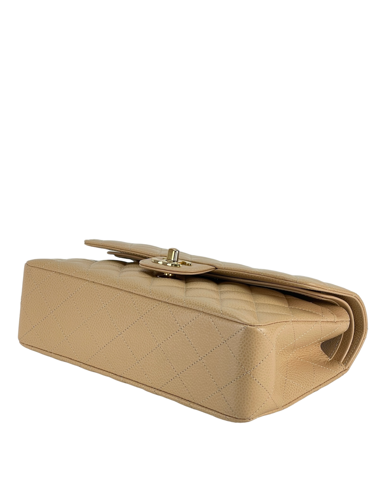 CHANEL - Beige Caviar Skin CF23 Shoulder Bag