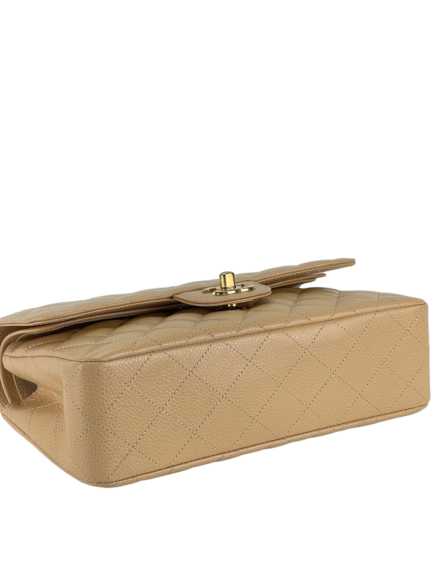 CHANEL - Beige Caviar Skin CF23 Shoulder Bag