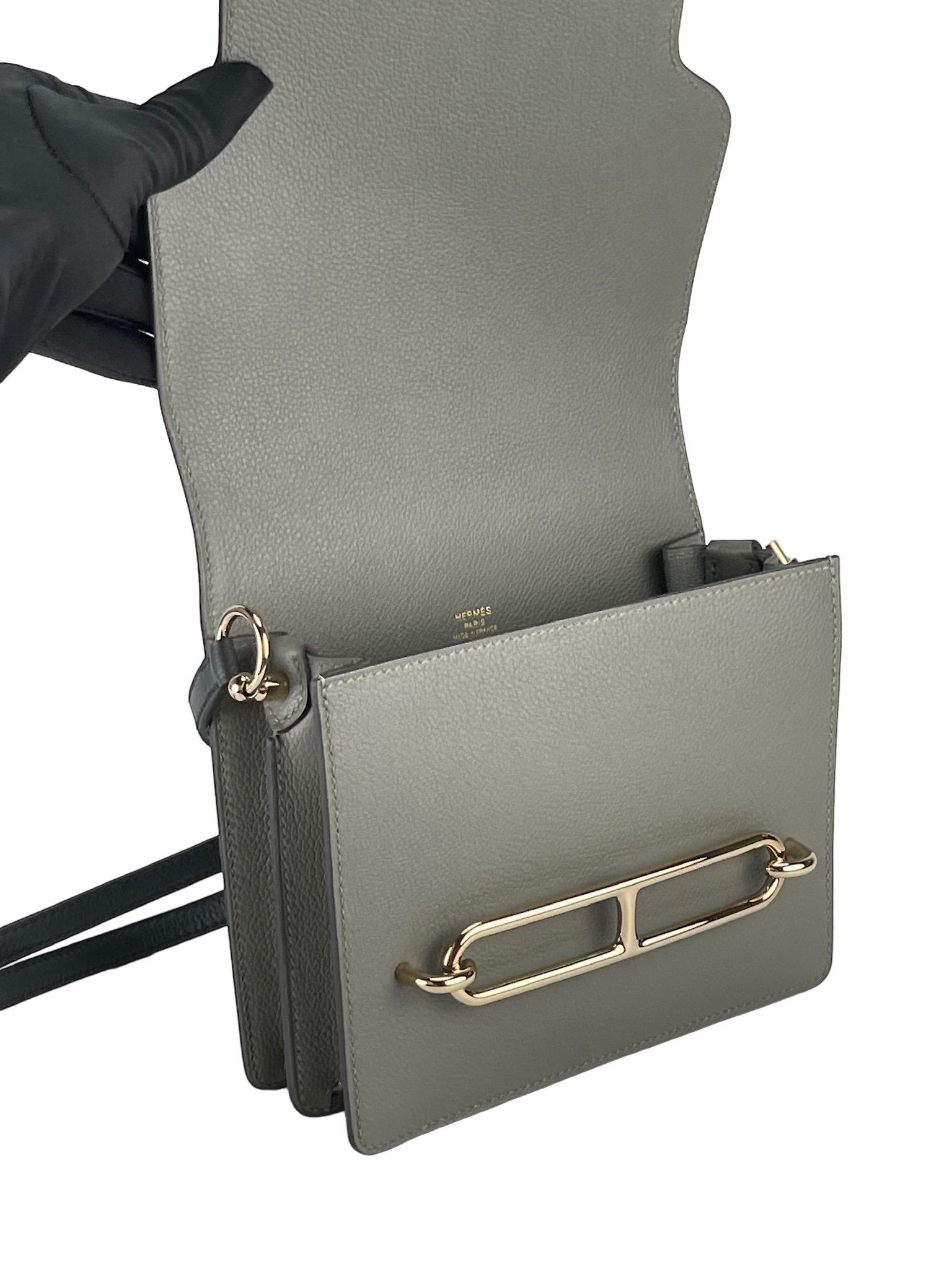 HERMES - Evercolor Mini Roulis Shoulder Bag