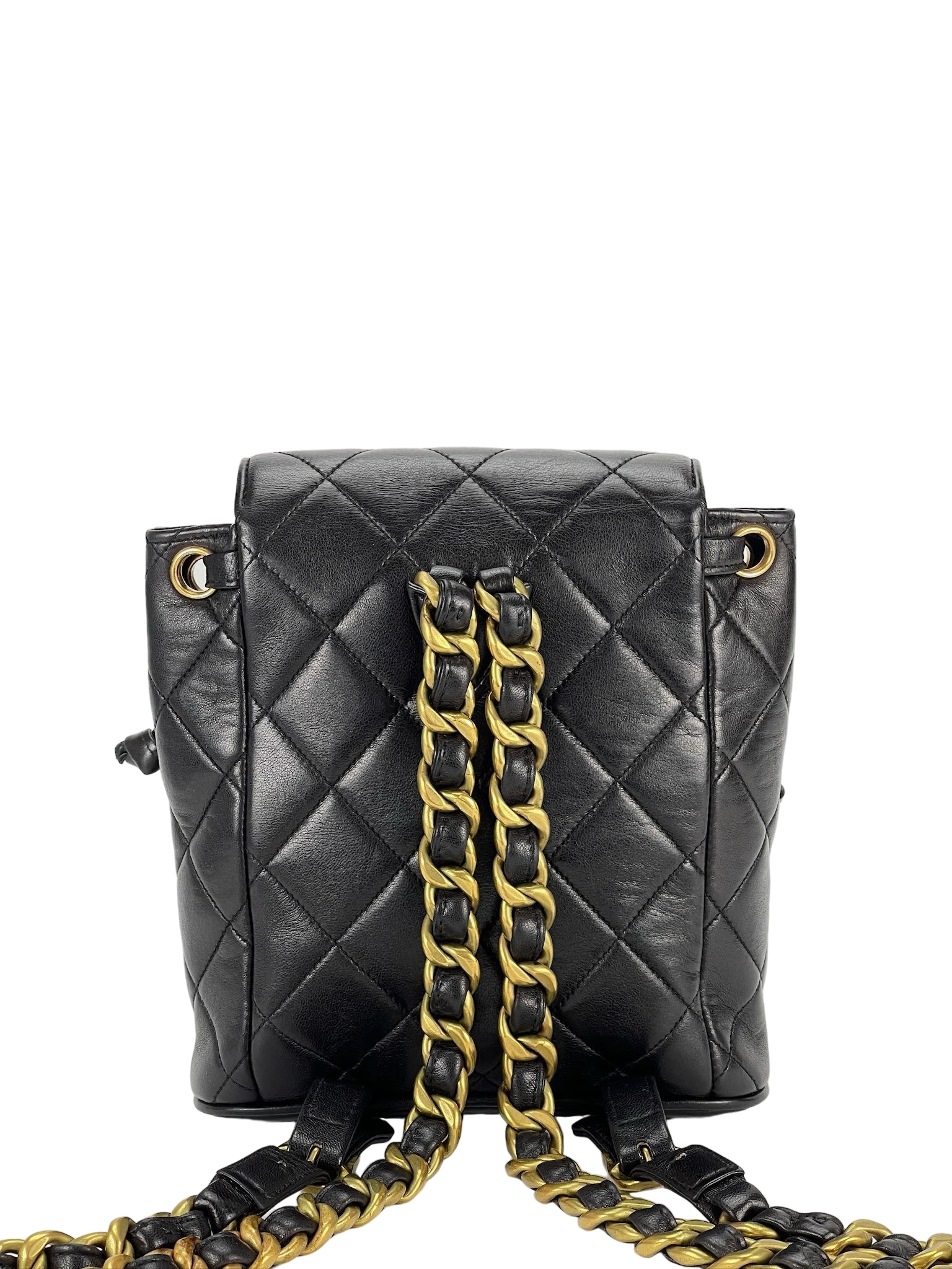 CHANEL - Black Mini Duma Backpack