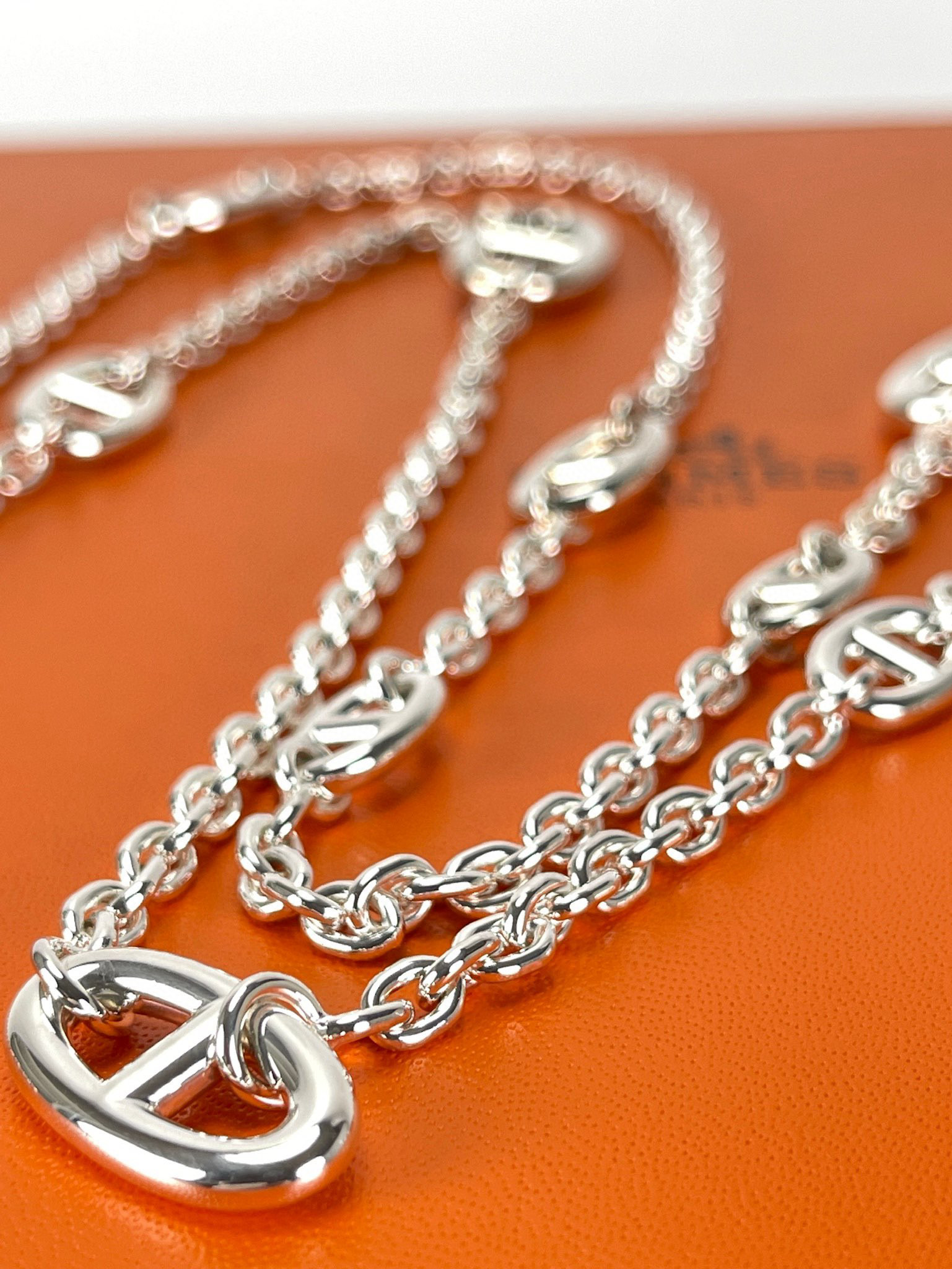 HERMES - Chained' Ancre Farandole Necklace