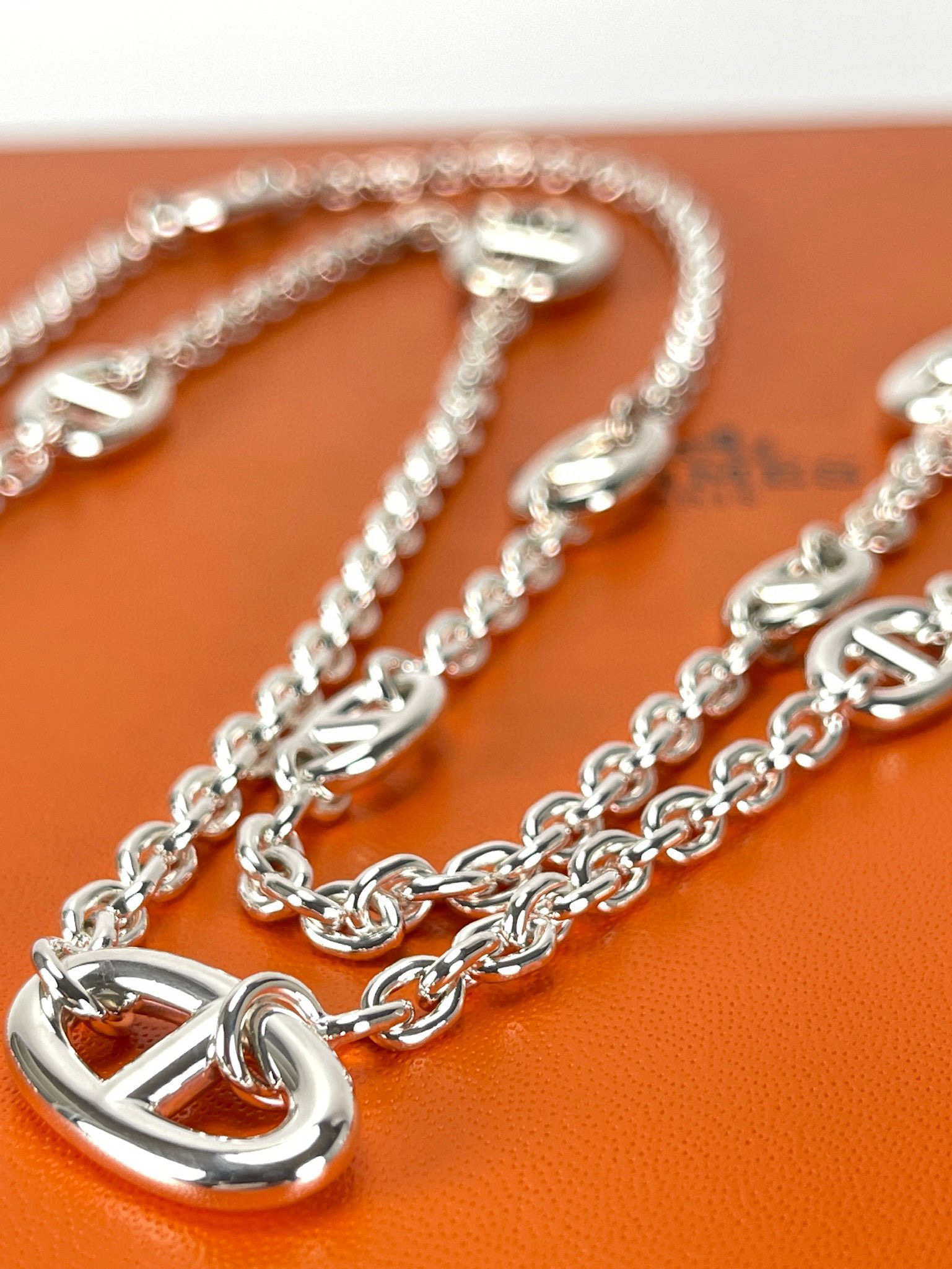 HERMES - Chained' Ancre Farandole Necklace