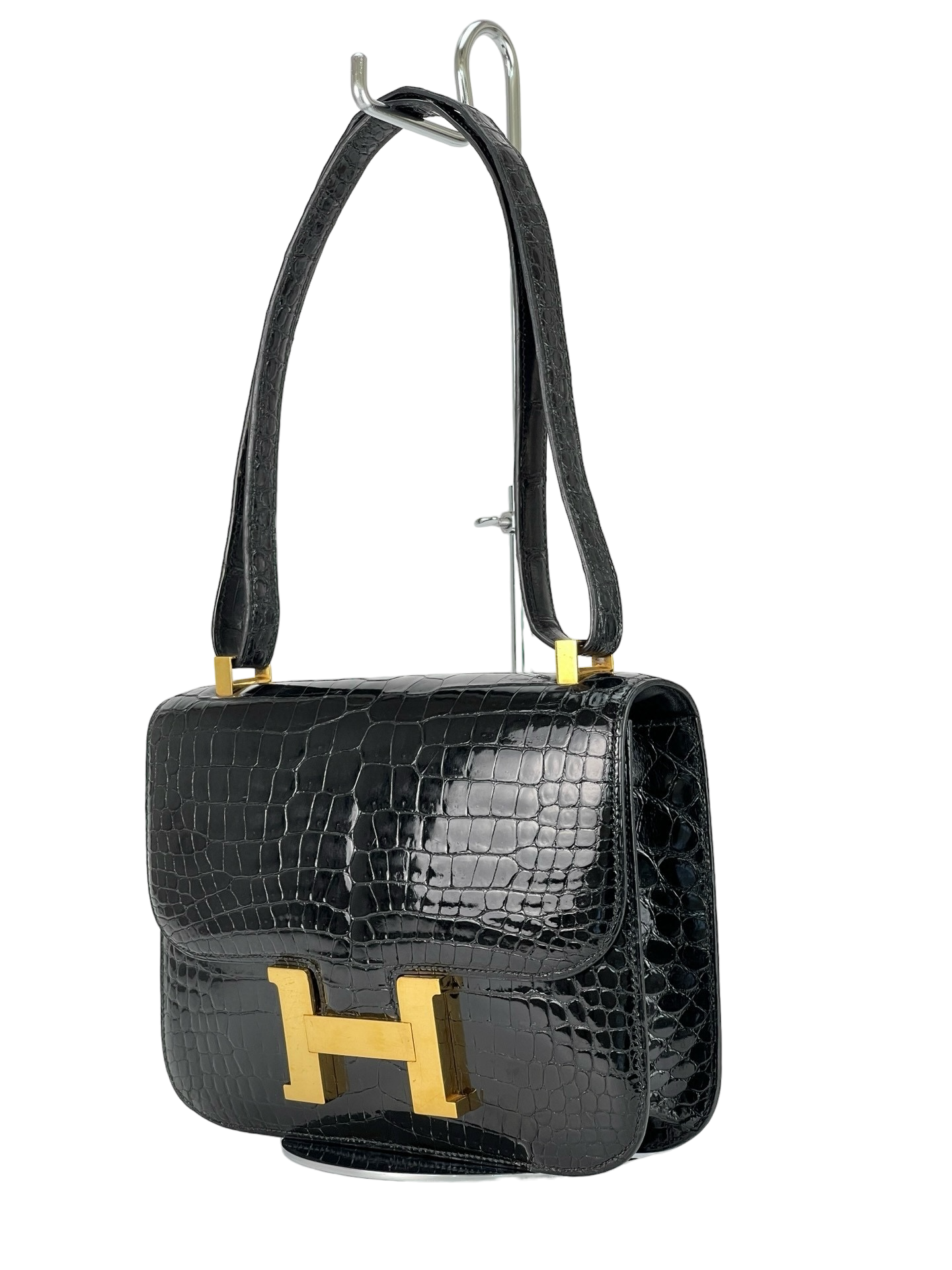 HERMES - Crocodile Skin Constance Bag