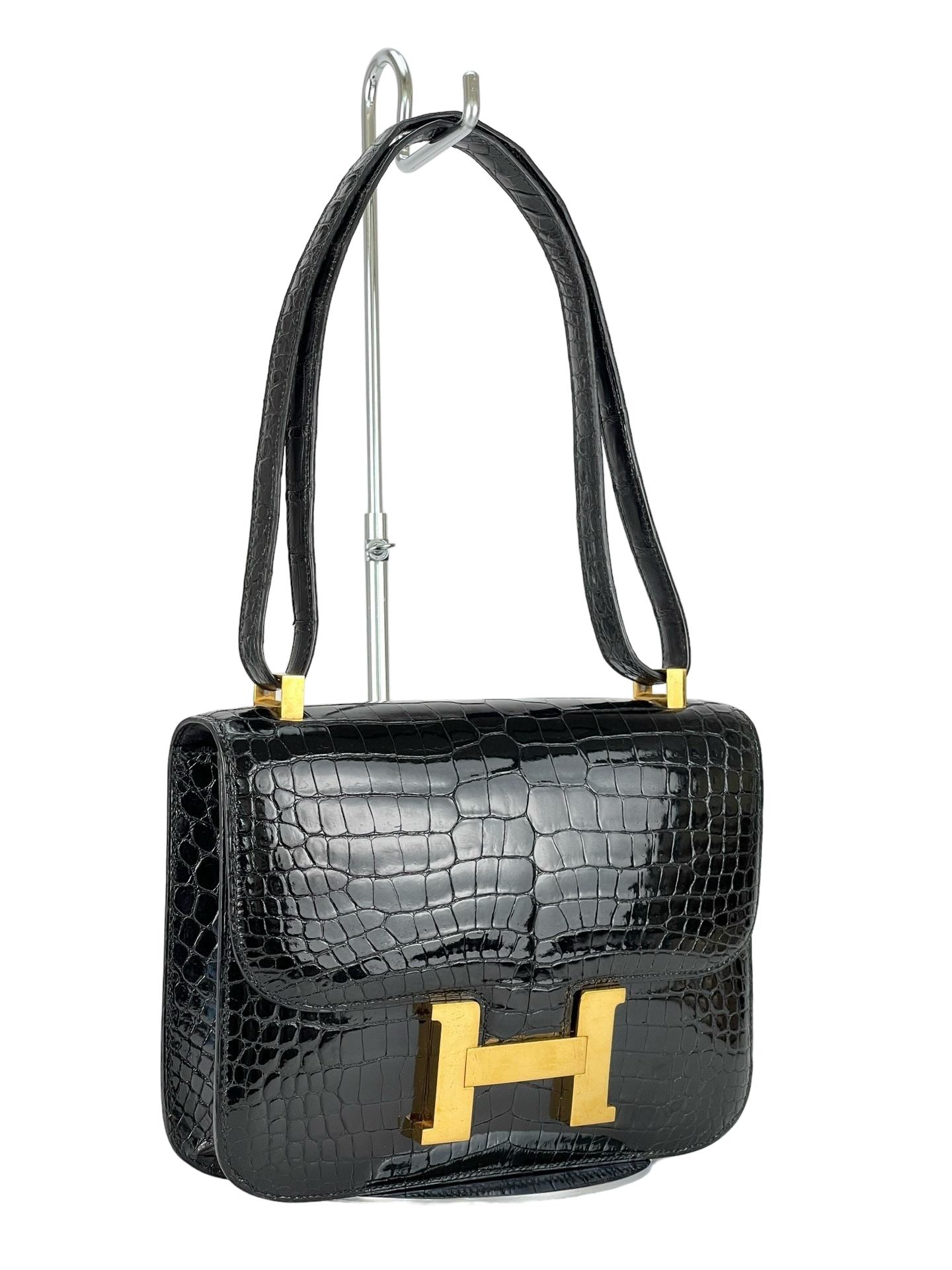 HERMES - Crocodile Skin Constance Bag